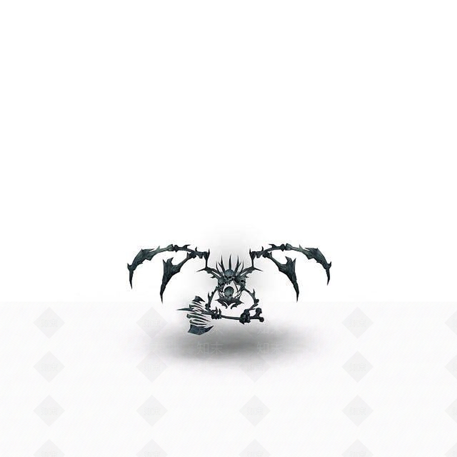 现代WOW魔兽世界骷髅怪3D模型下载【ID:1198467391】