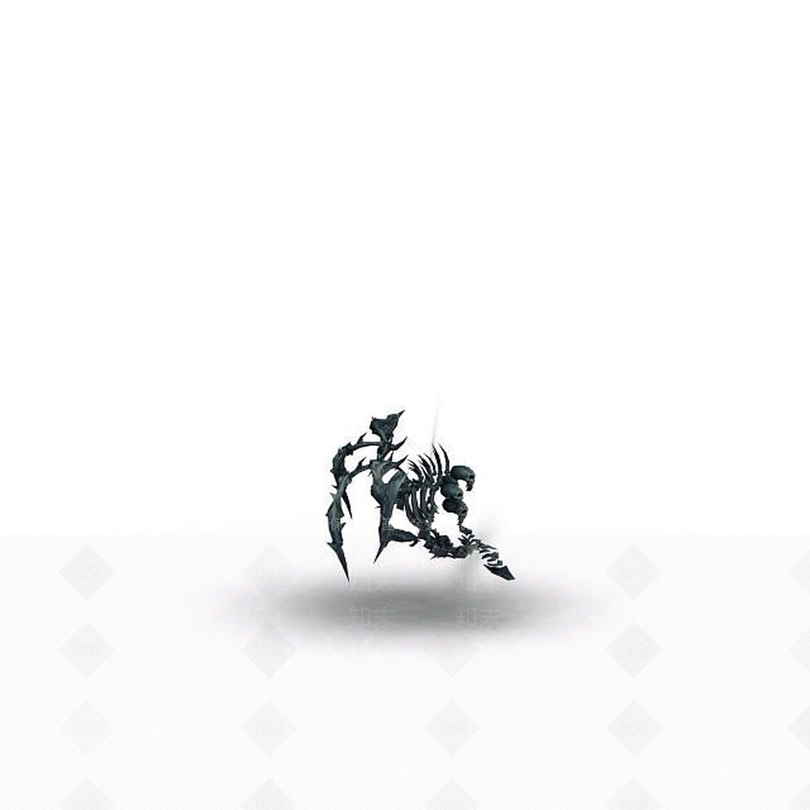 现代WOW魔兽世界骷髅怪3D模型下载【ID:1198467391】