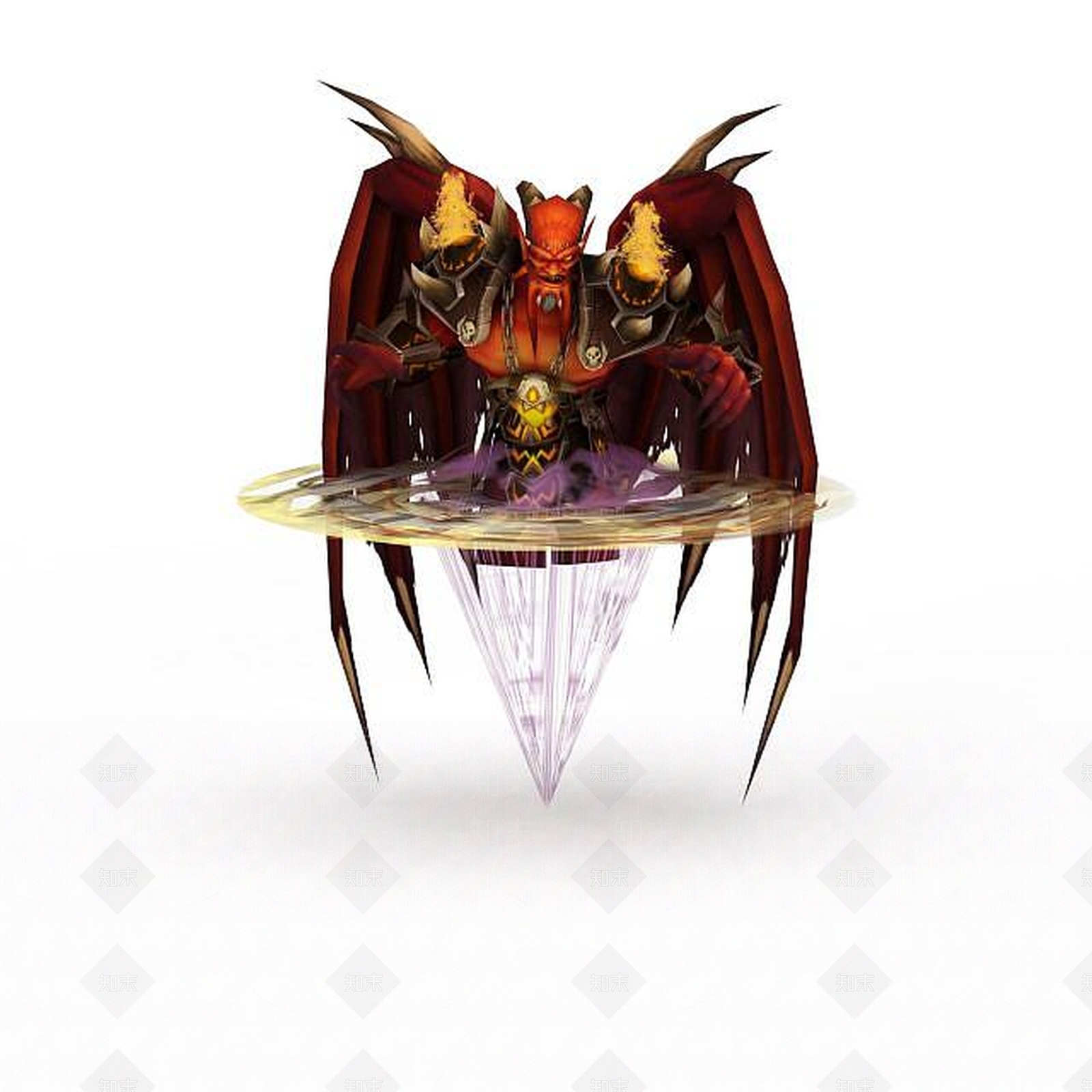 现代WOW魔兽世界游戏角色3D模型下载【ID:1198467315】