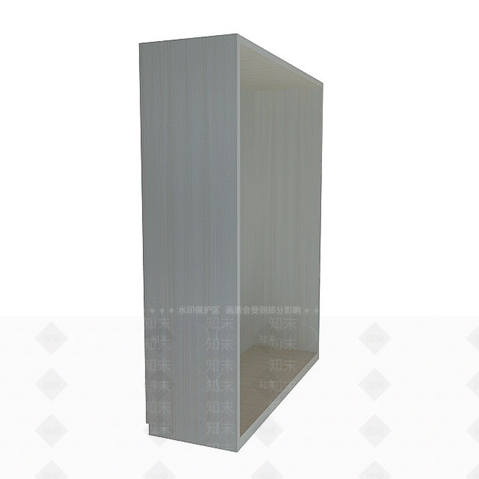 现代简易衣柜3D模型下载【ID:1198467359】