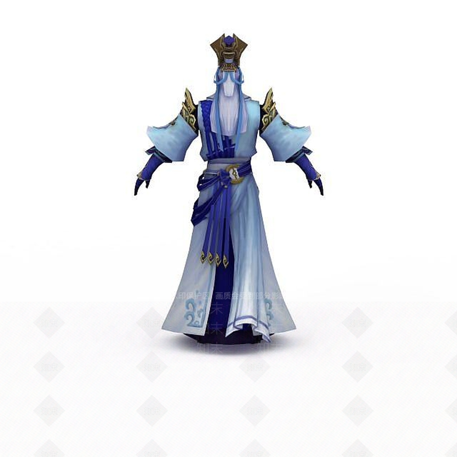 现代动漫游戏人物3D模型下载【ID:1198467492】