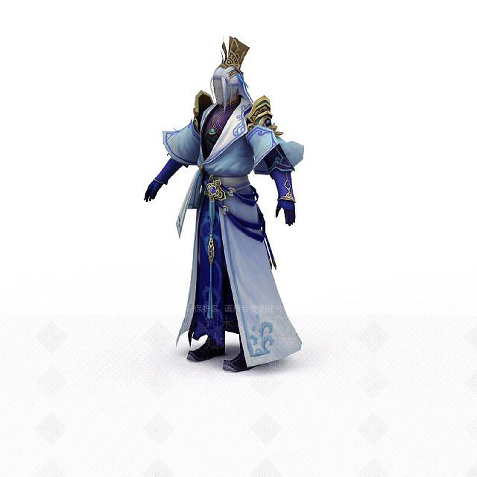 现代动漫游戏人物3D模型下载【ID:1198467492】