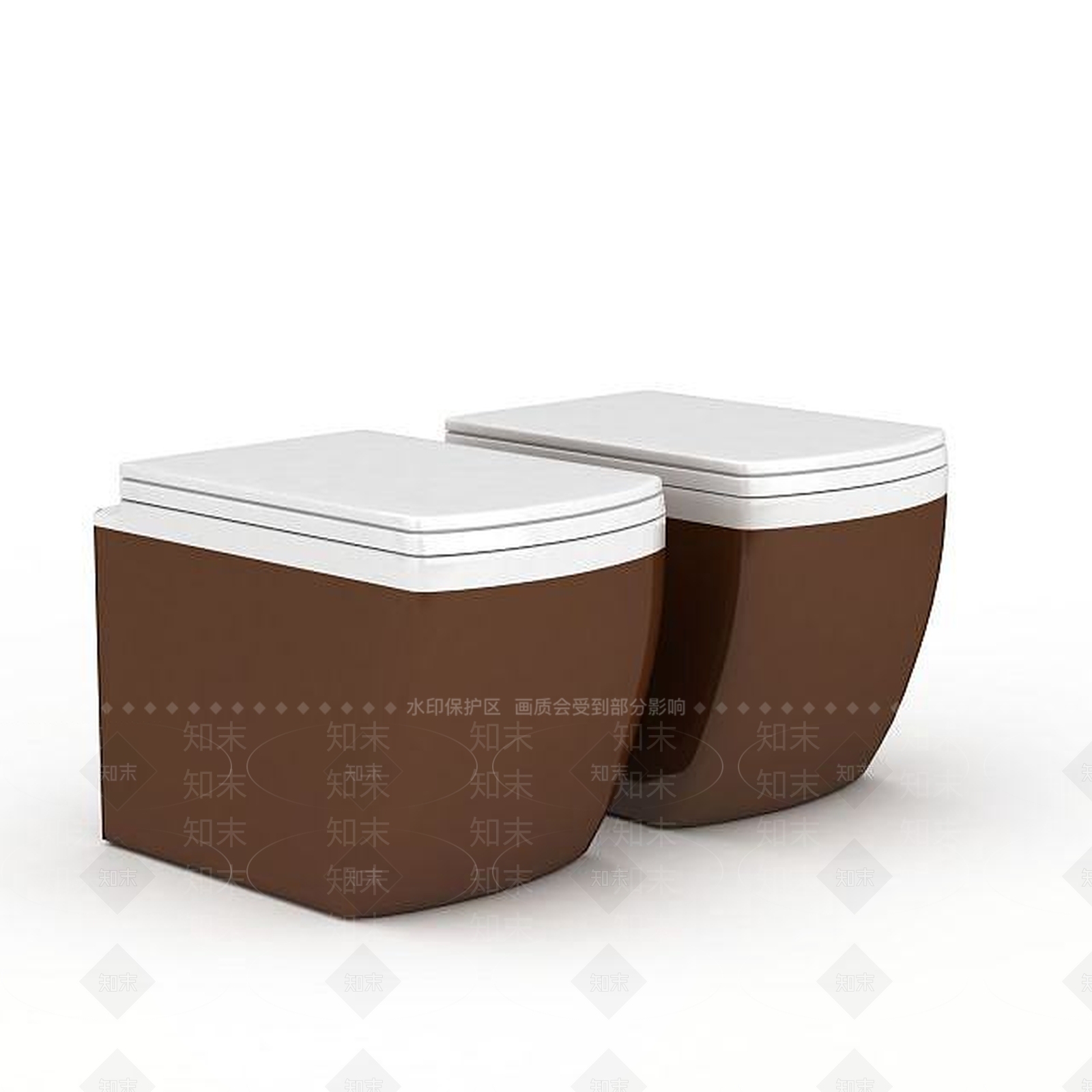 现代马桶3D模型下载【ID:1198467728】