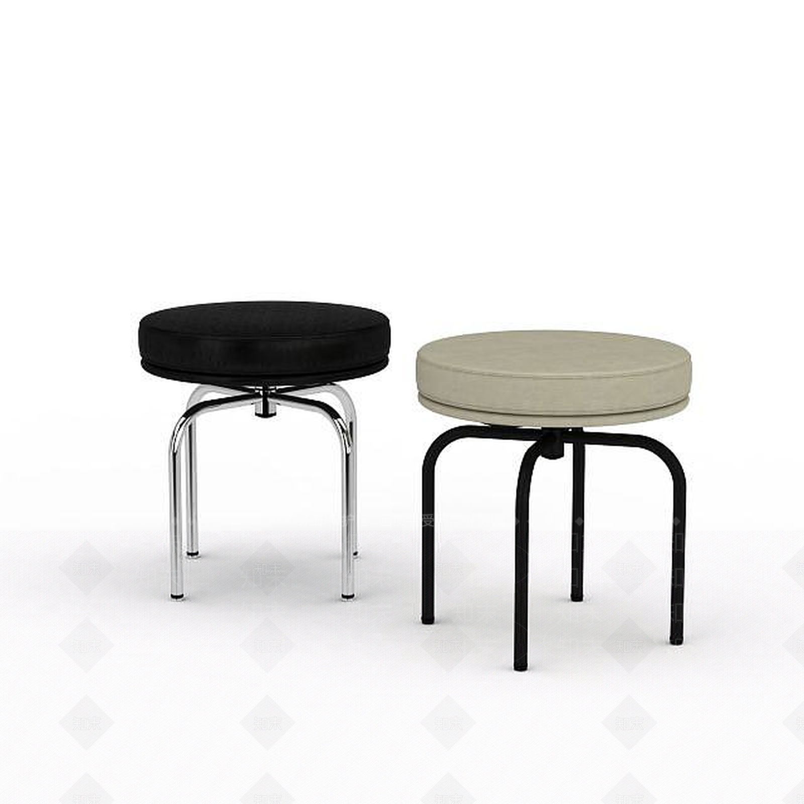 现代家具凳子3D模型下载【ID:1198467886】