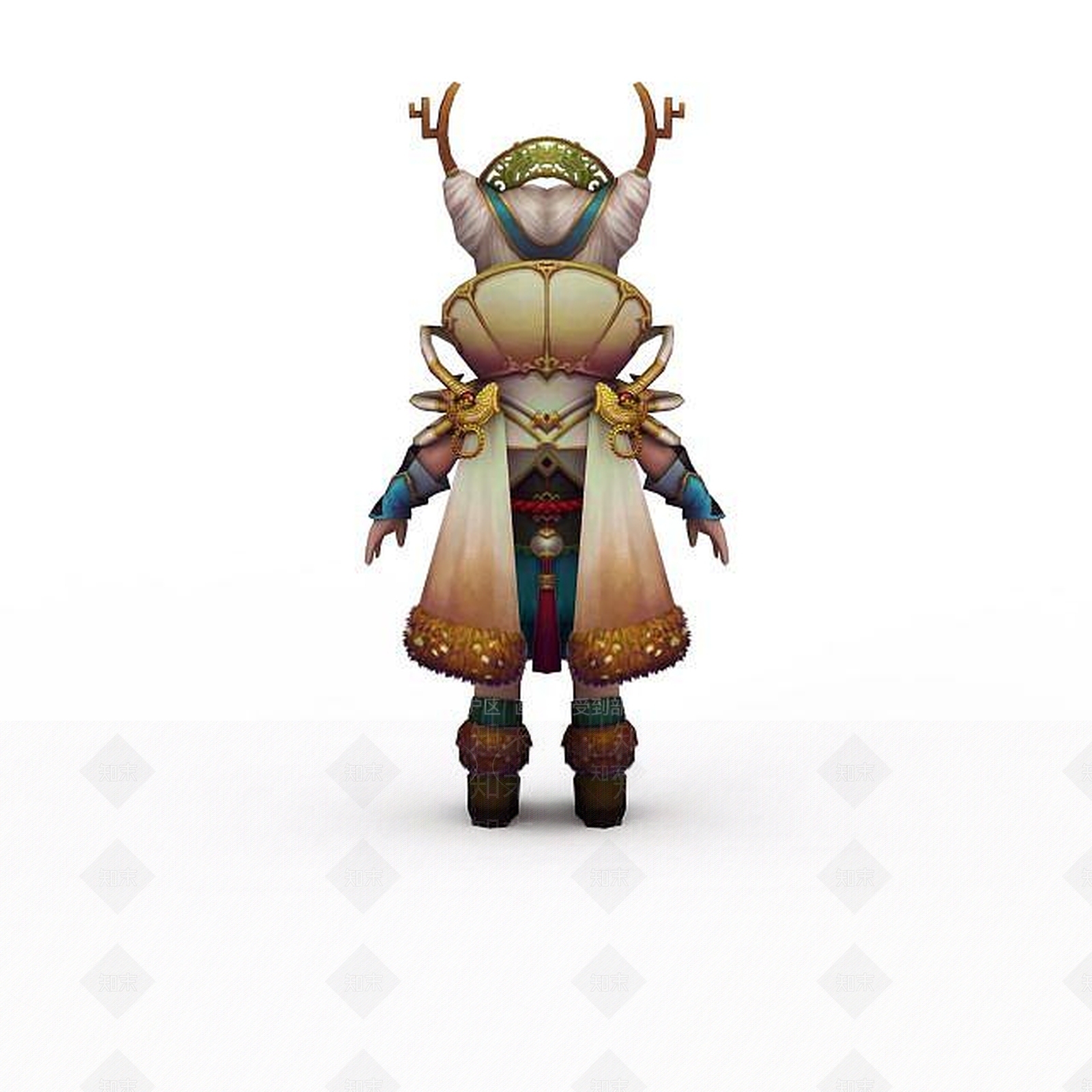 现代灵夙动漫人物形象3D模型下载【ID:1198468171】