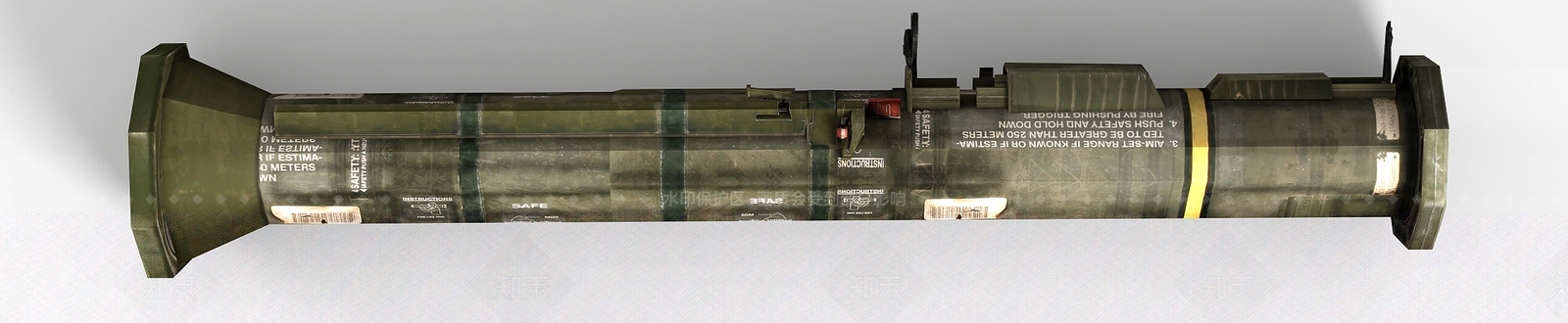 现代COD5武器火箭筒3D模型下载【ID:1198468282】