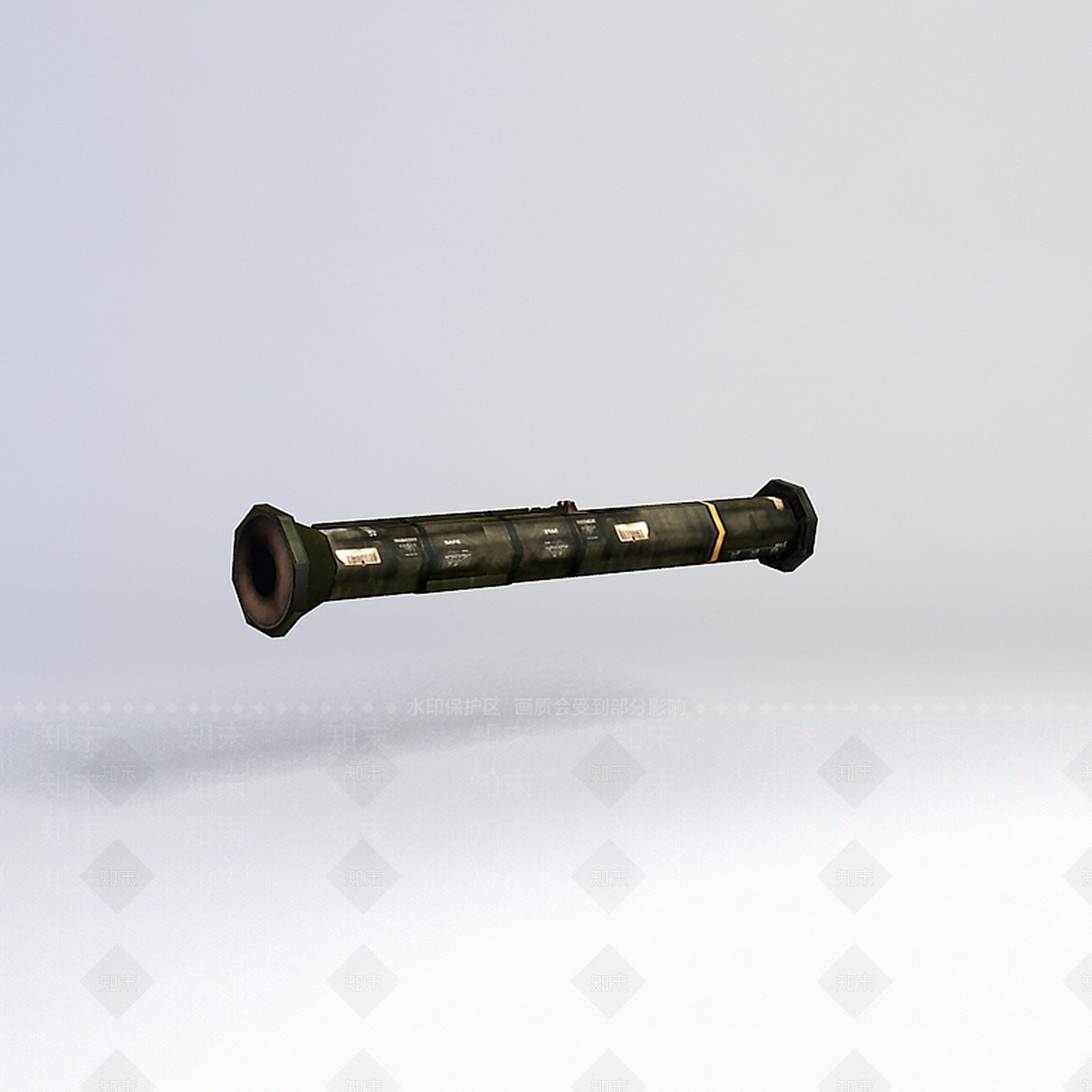现代COD5武器火箭筒3D模型下载【ID:1198468282】