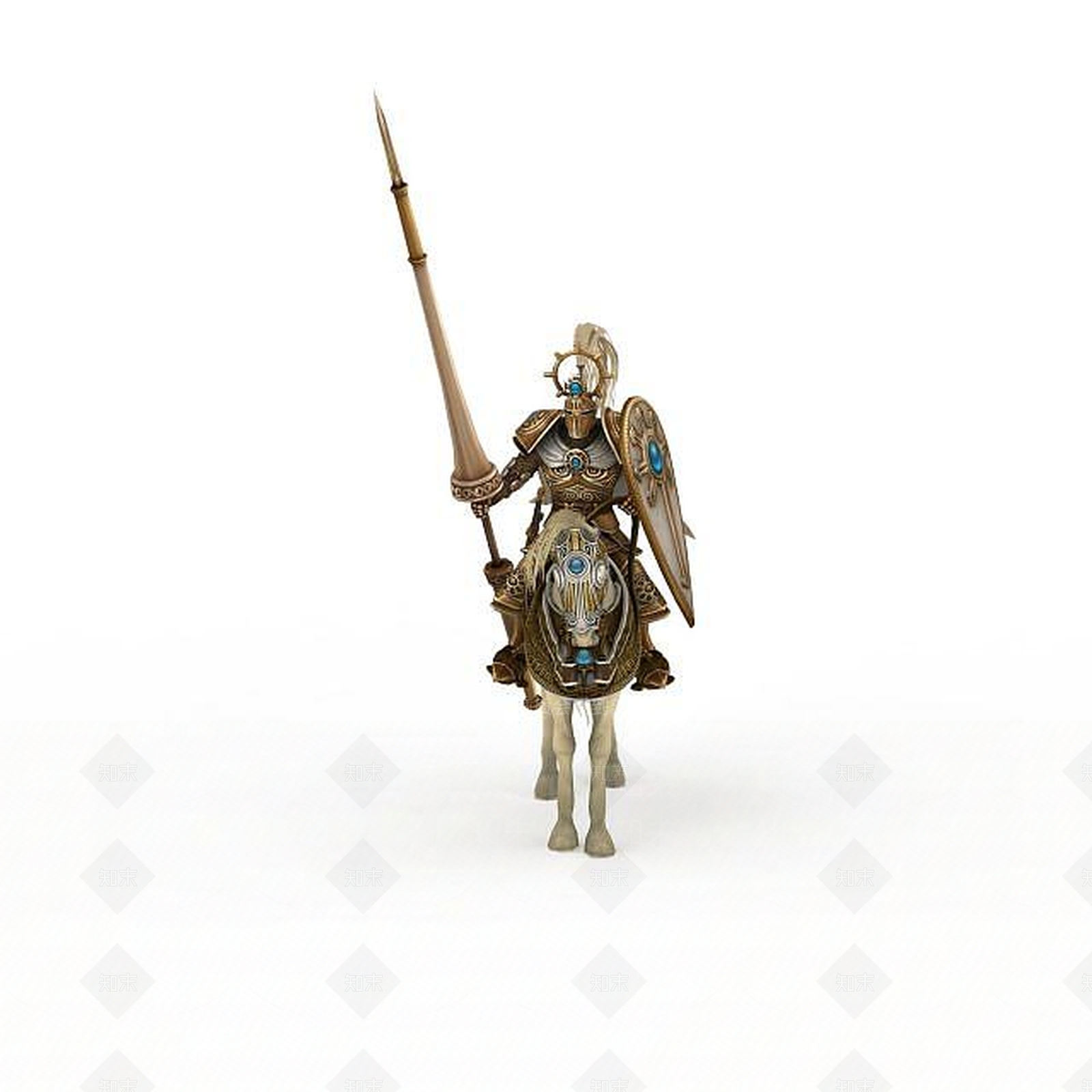 现代英雄无敌6战士角色3D模型下载【ID:1198468254】
