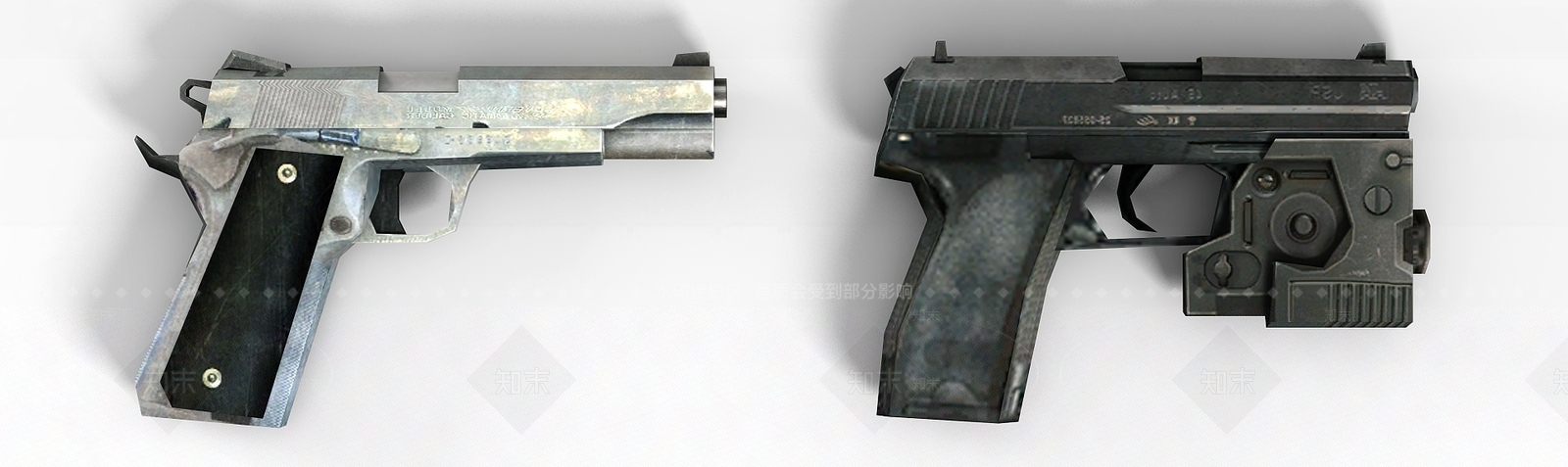 现代COD5游戏武器3D模型下载【ID:1198468330】