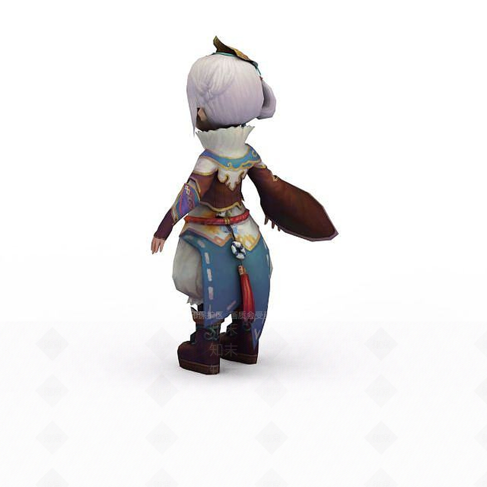 现代灵夙人物角色3D模型下载【ID:1198468472】