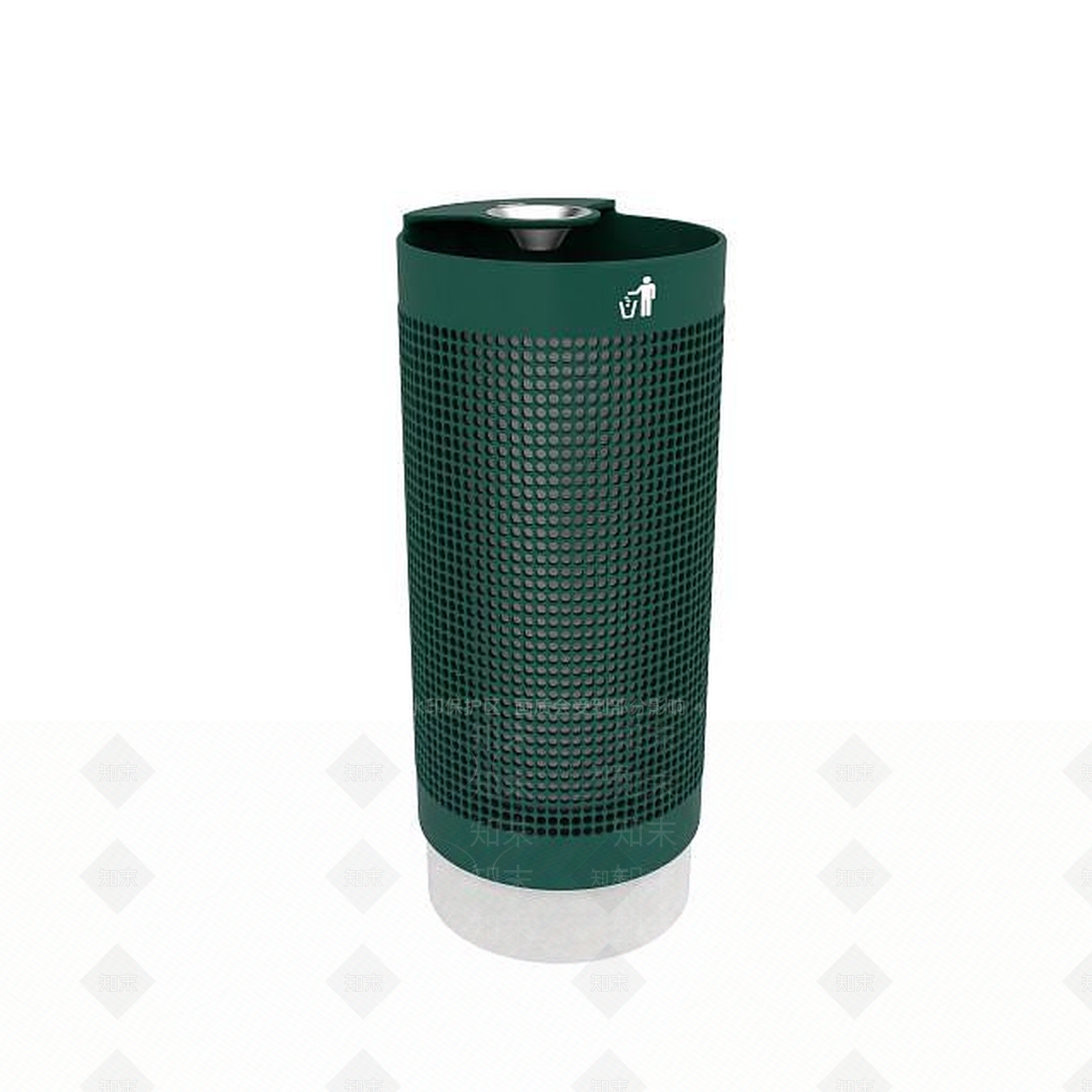 现代垃圾桶3D模型下载【ID:1198468766】