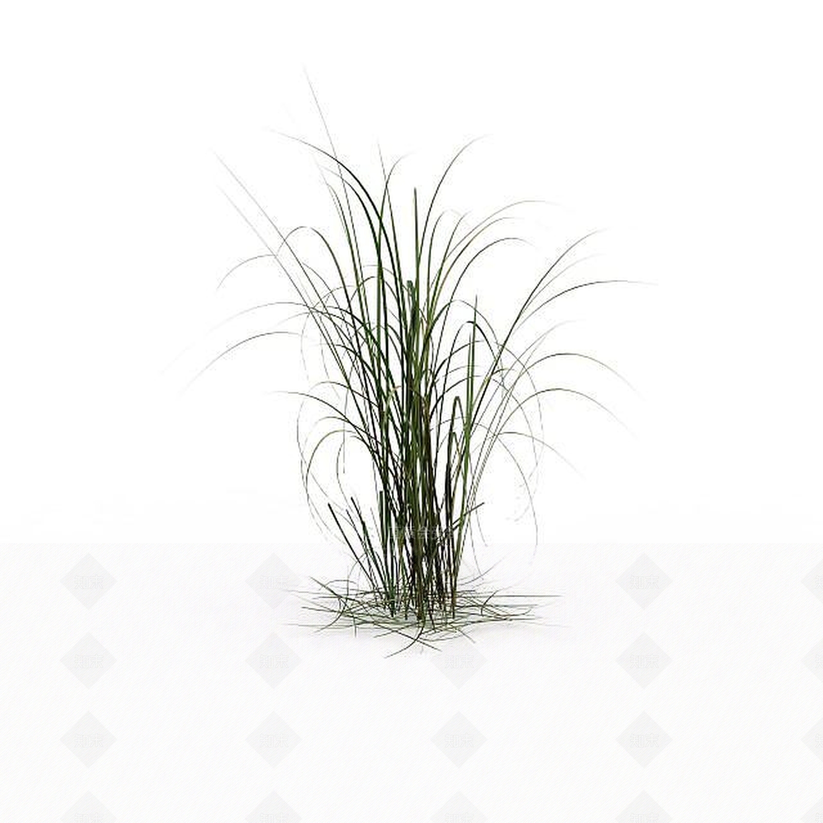 现代绿草3D模型下载【ID:1198607506】