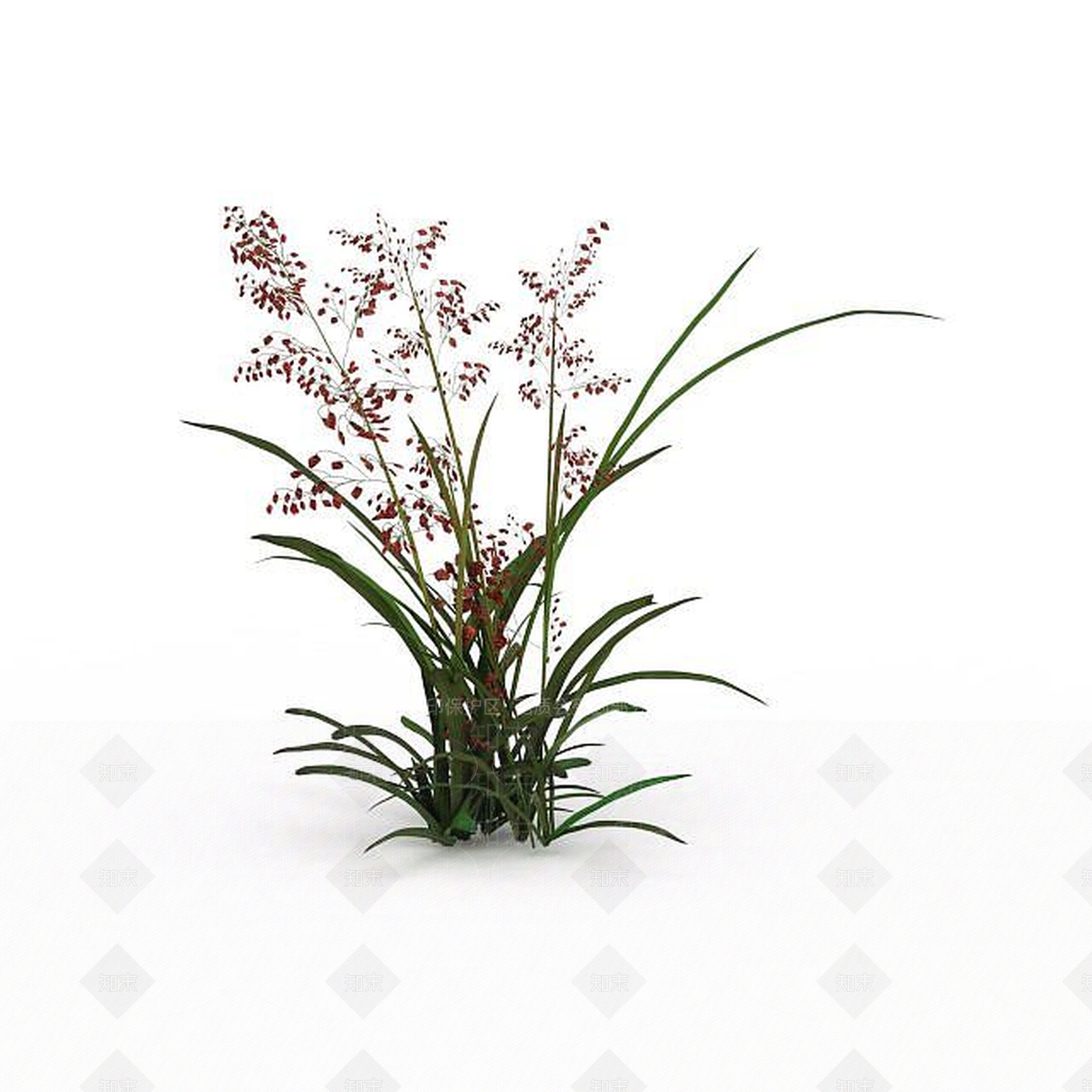 现代绿草3D模型下载【ID:1198608676】