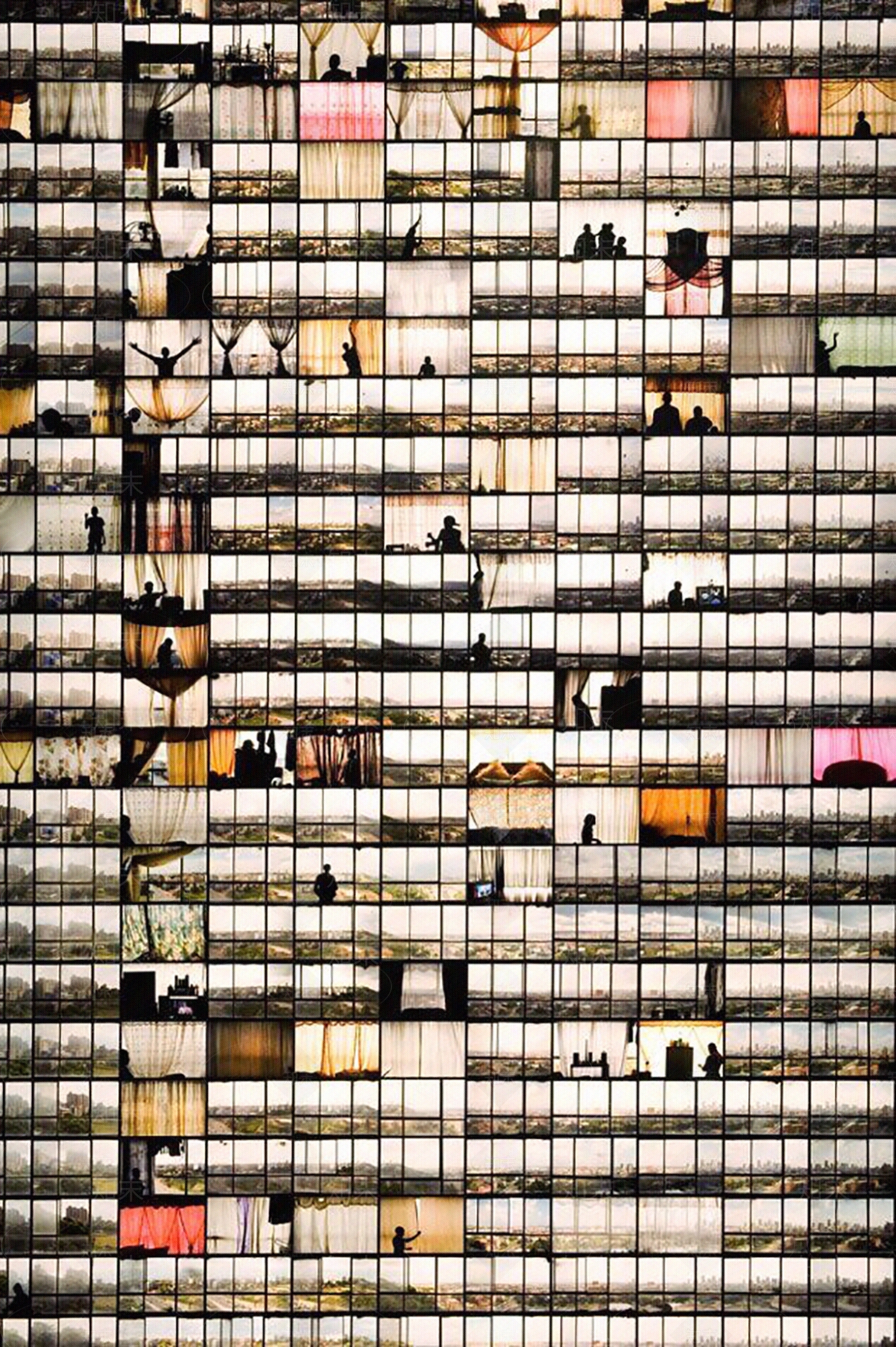 现代建筑外立面贴图下载【ID:1198469639】