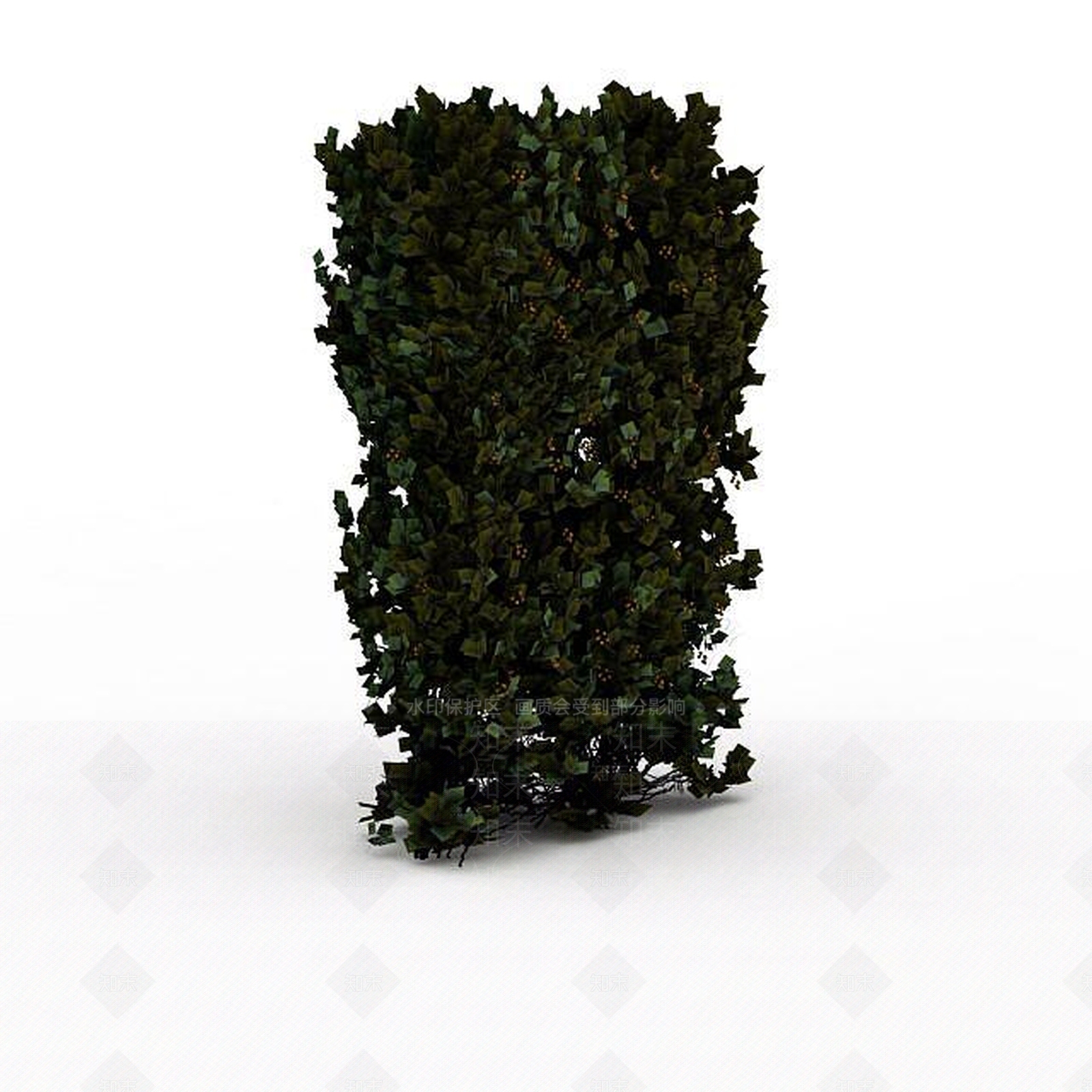 现代绿植墙3D模型下载【ID:1198607655】