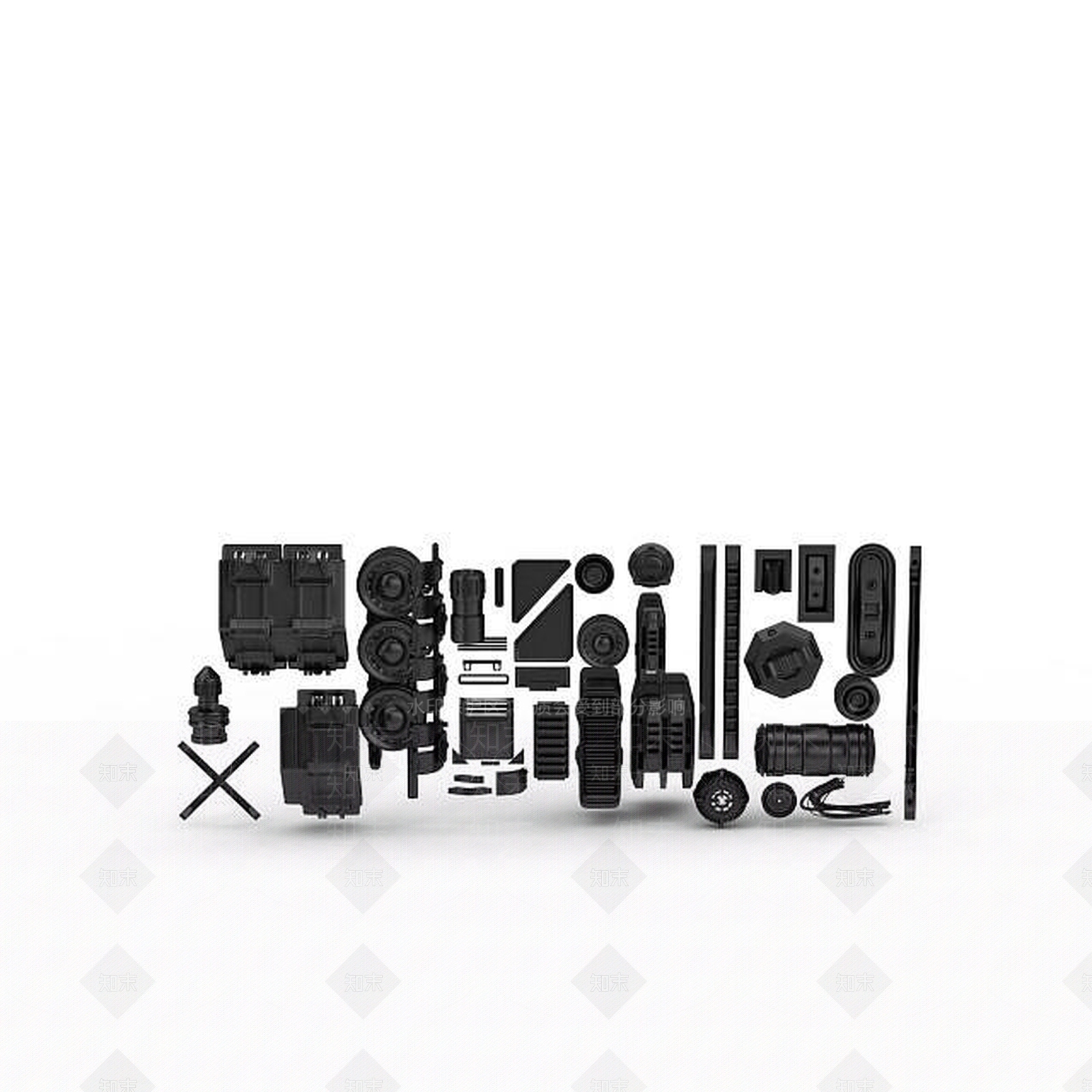 现代工业零件3D模型下载【ID:1198469760】