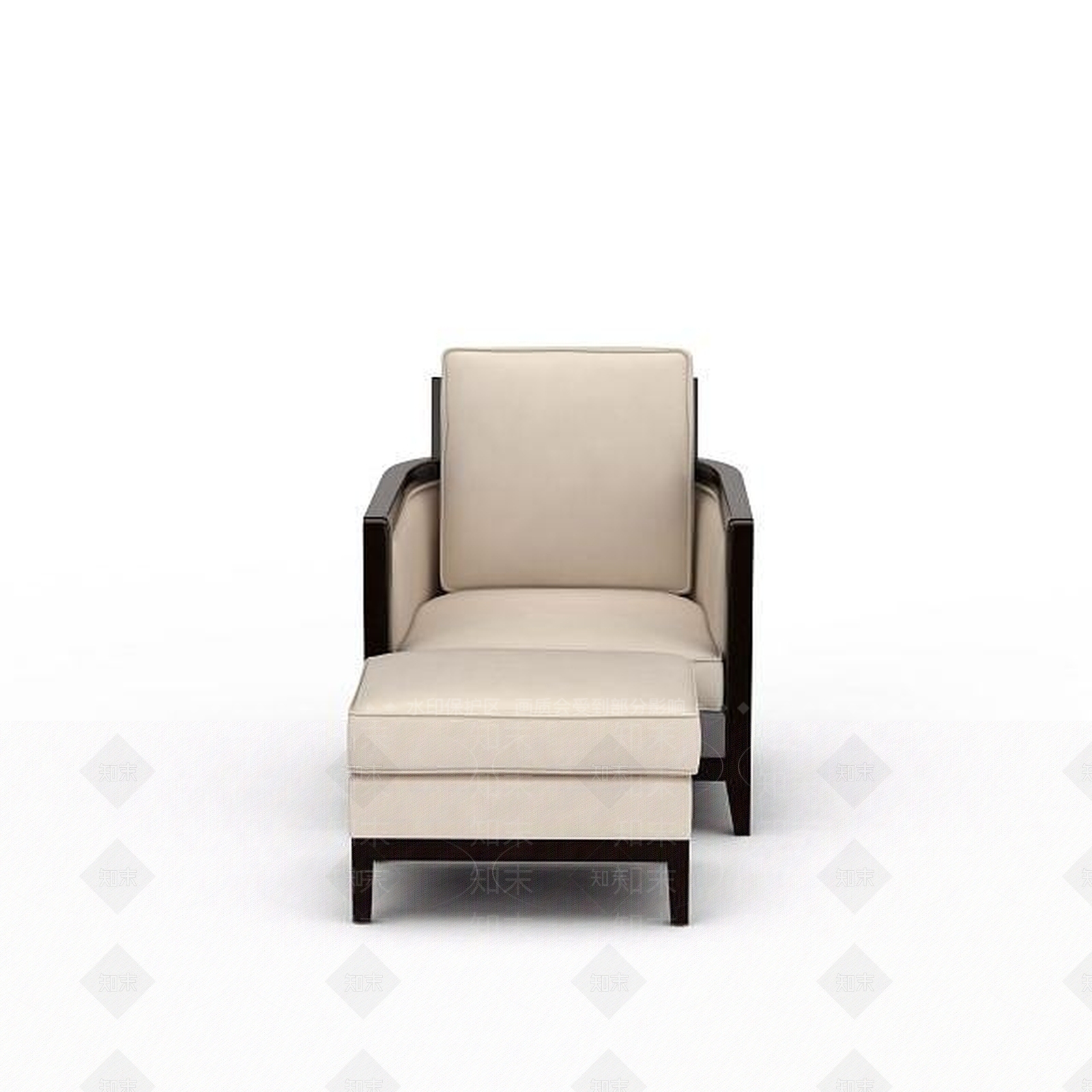 新中式沙发椅3D模型下载【ID:1198469779】