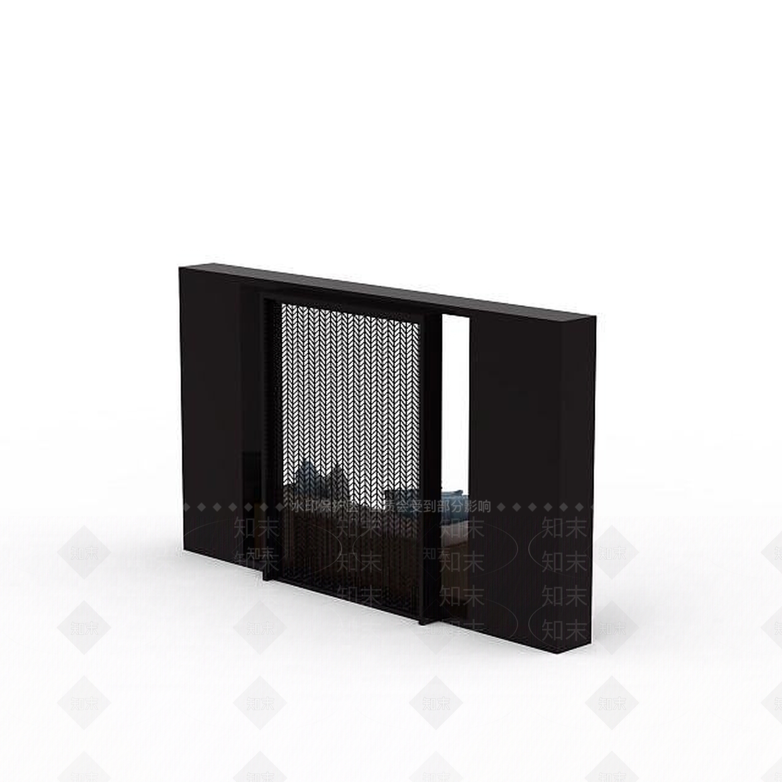 新中式双人沙发3D模型下载【ID:1198469879】