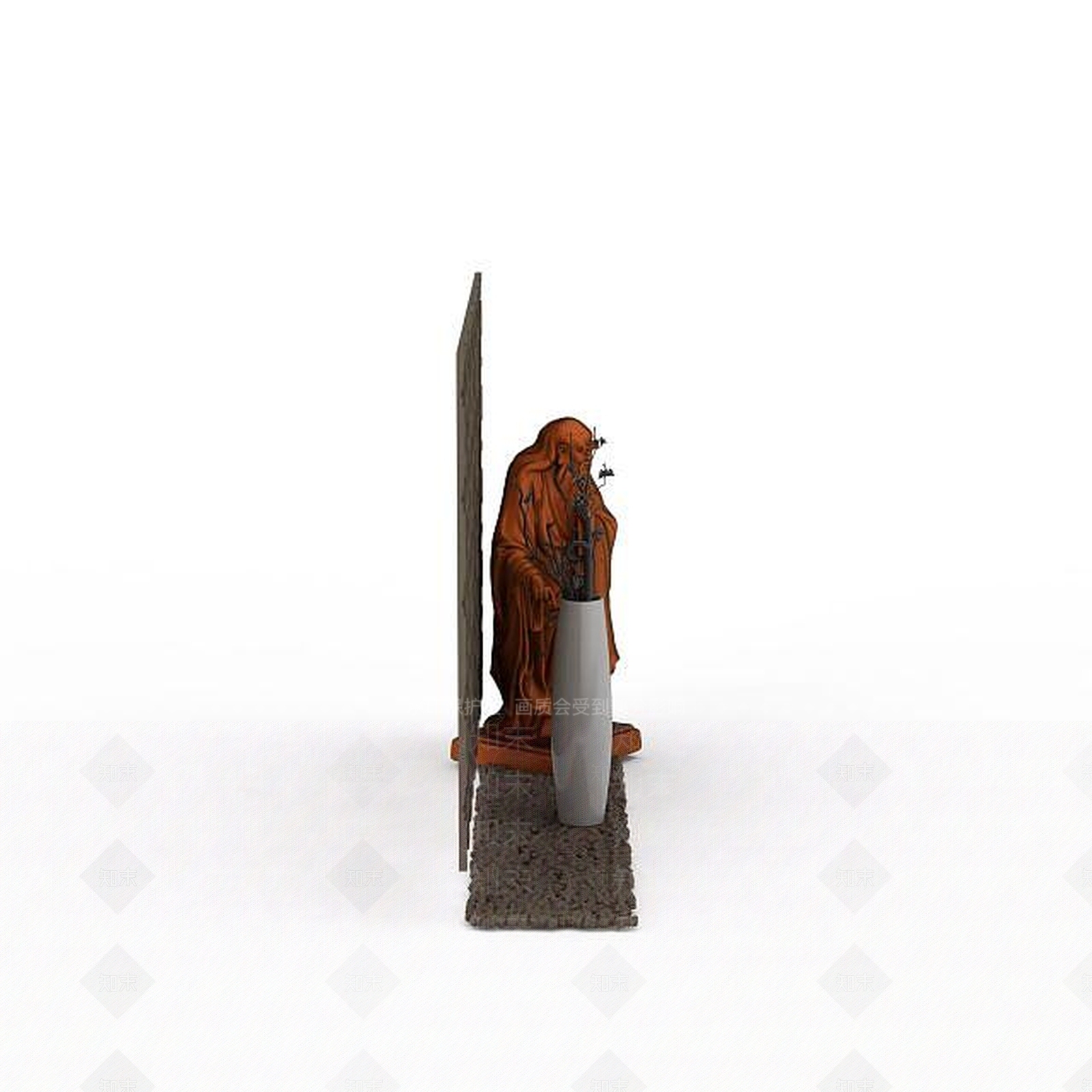 现代人物雕像3D模型下载【ID:1198469915】