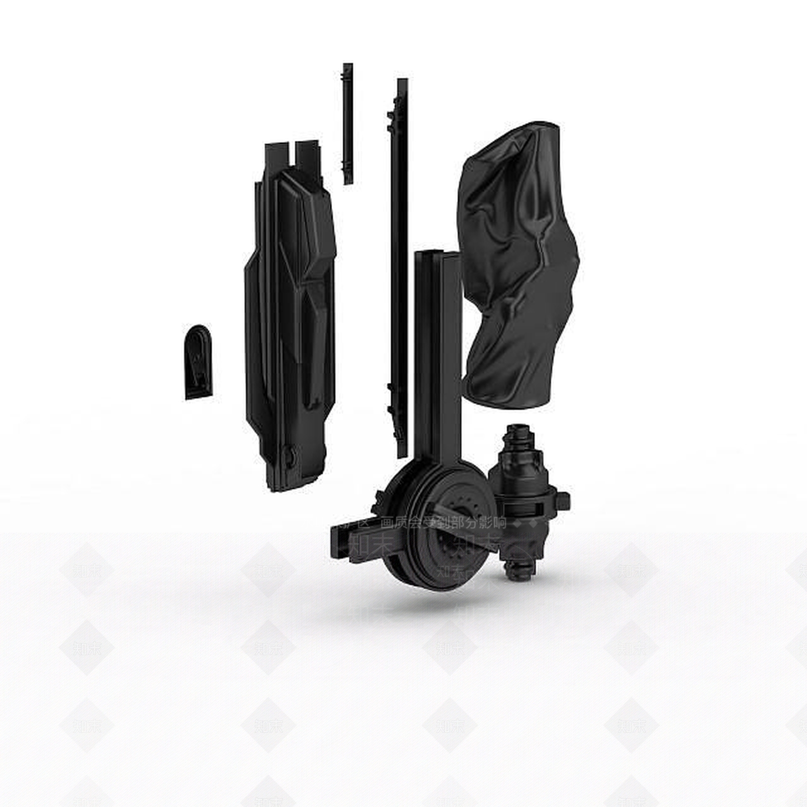 现代工业零件3D模型下载【ID:1198470057】