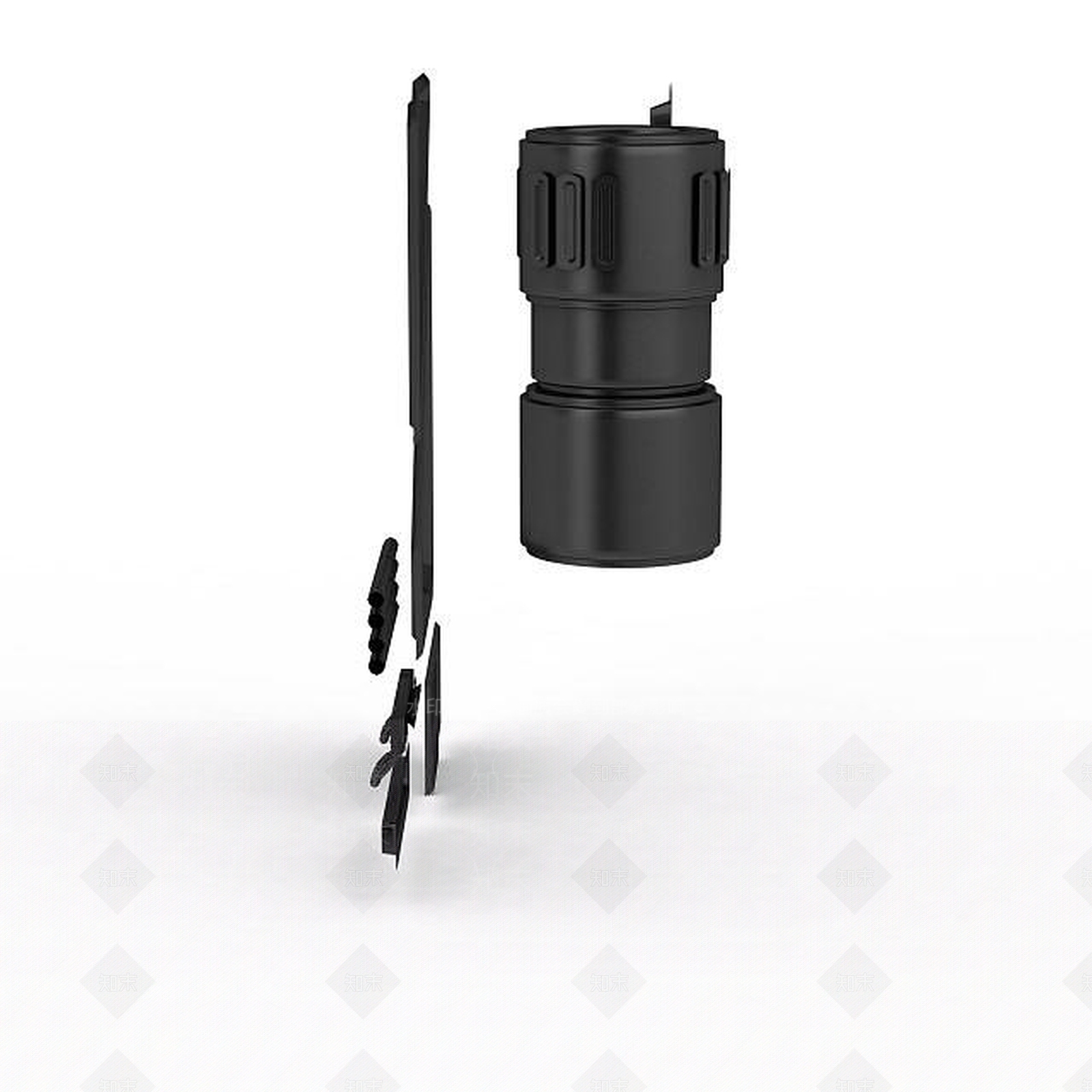 现代工业零件3D模型下载【ID:1198470206】