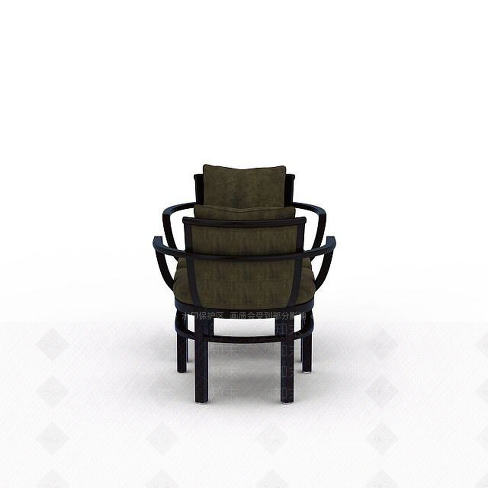 新中式休闲椅子3D模型下载【ID:1198470289】