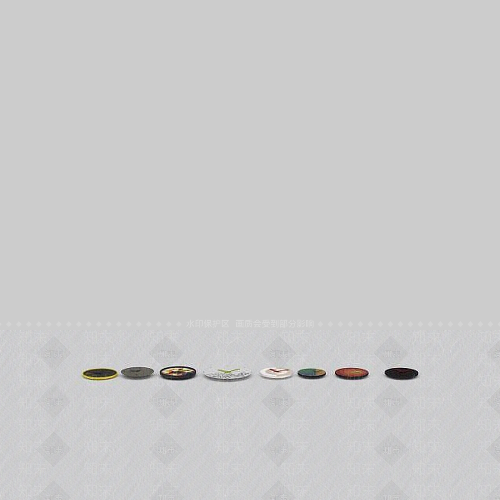 后现代简约时尚吸顶灯3D模型下载【ID:1198470589】