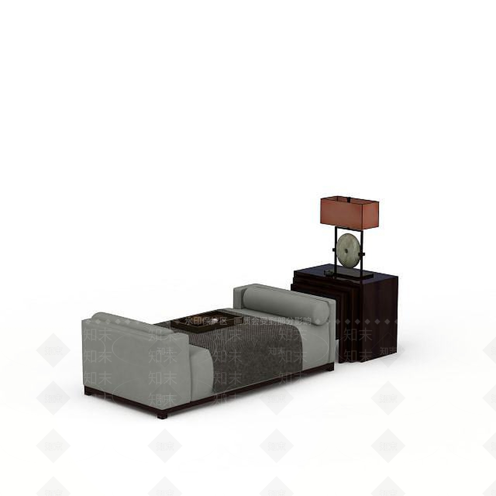 新中式沙发3D模型下载【ID:1198470971】