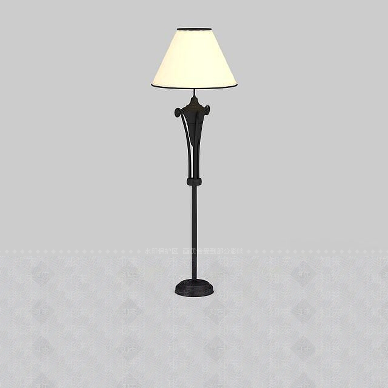 欧式古典欧式落地灯3D模型下载【ID:1198471060】
