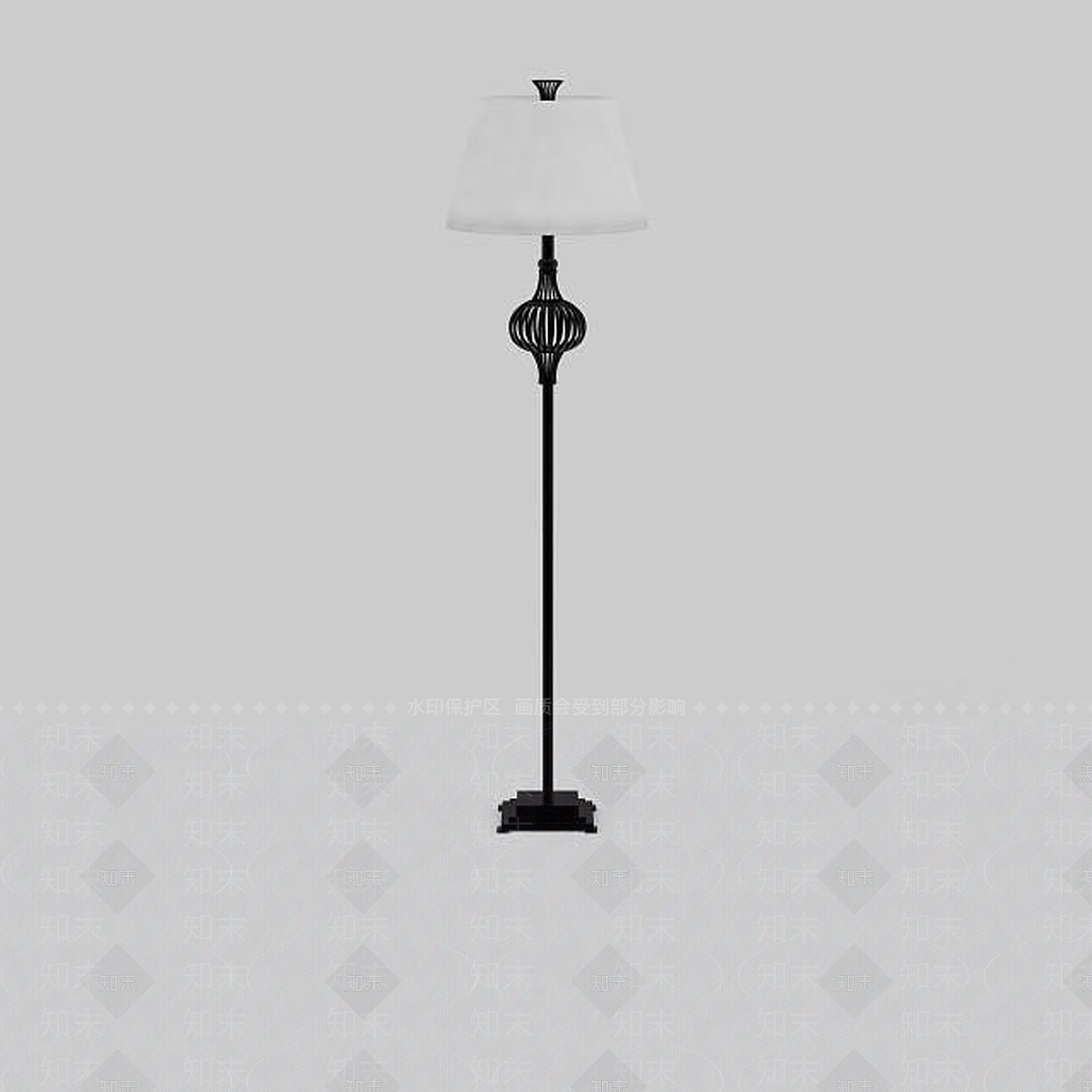 现代公园路灯3D模型下载【ID:1198471360】