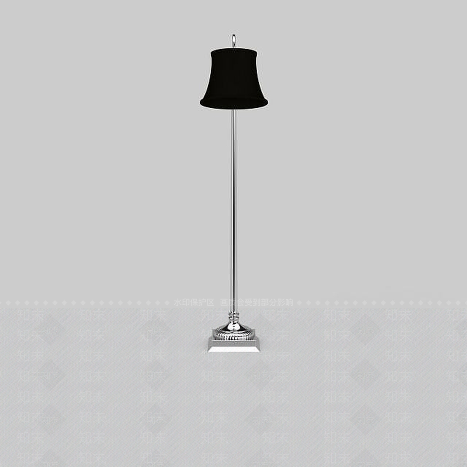 简欧风格落地灯3D模型下载【ID:1198471337】