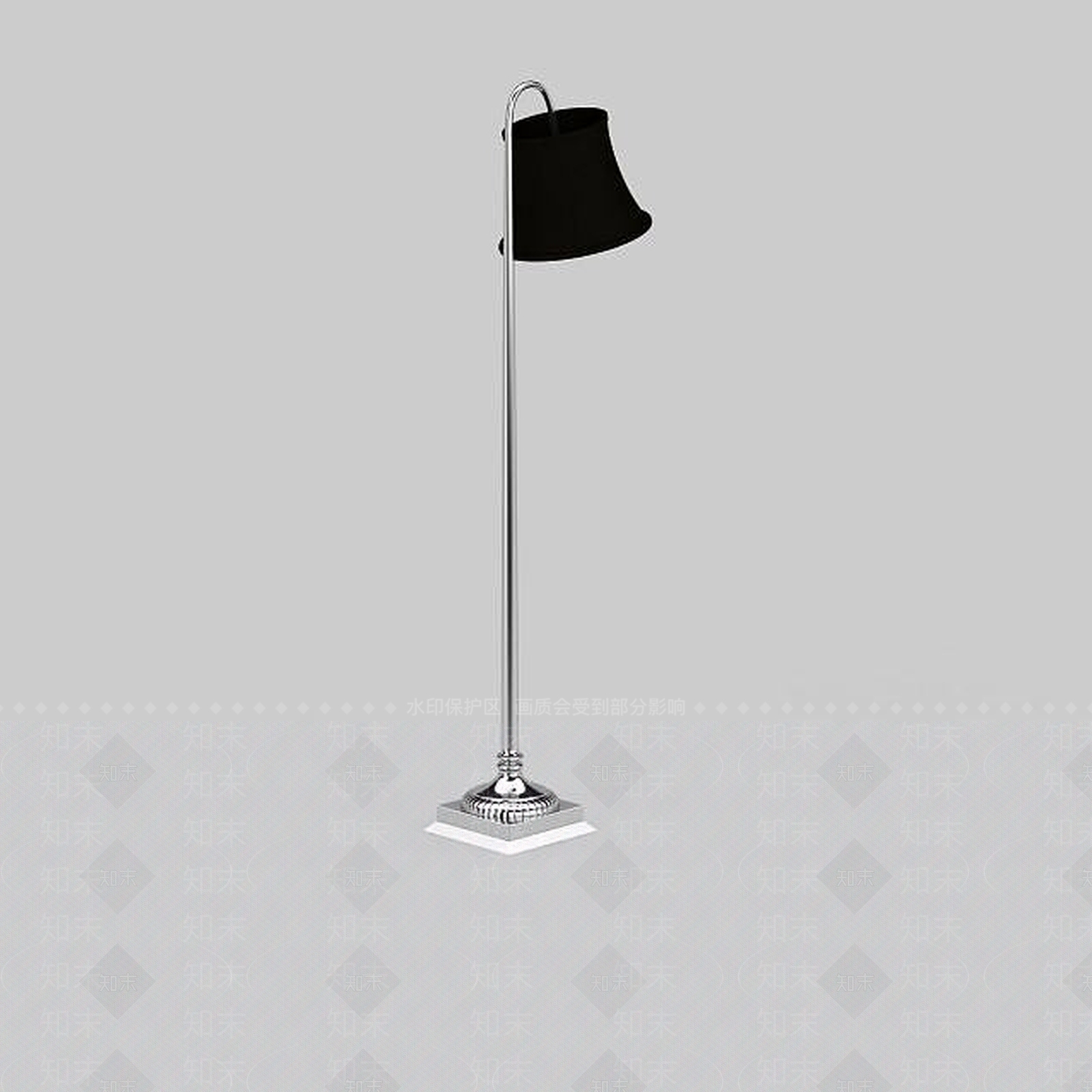 简欧风格落地灯3D模型下载【ID:1198471337】