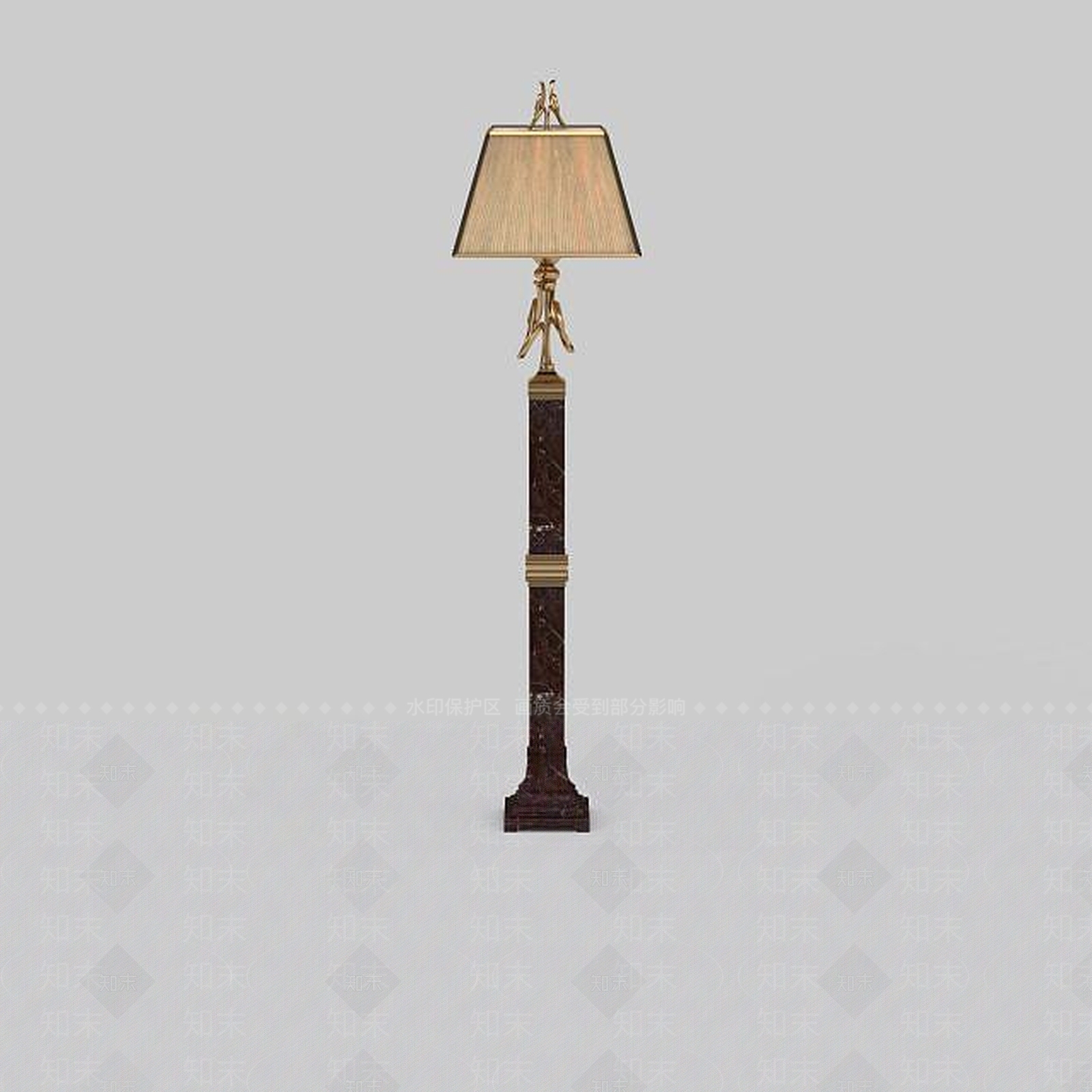 现代室内欧式落地灯3D模型下载【ID:1198471414】