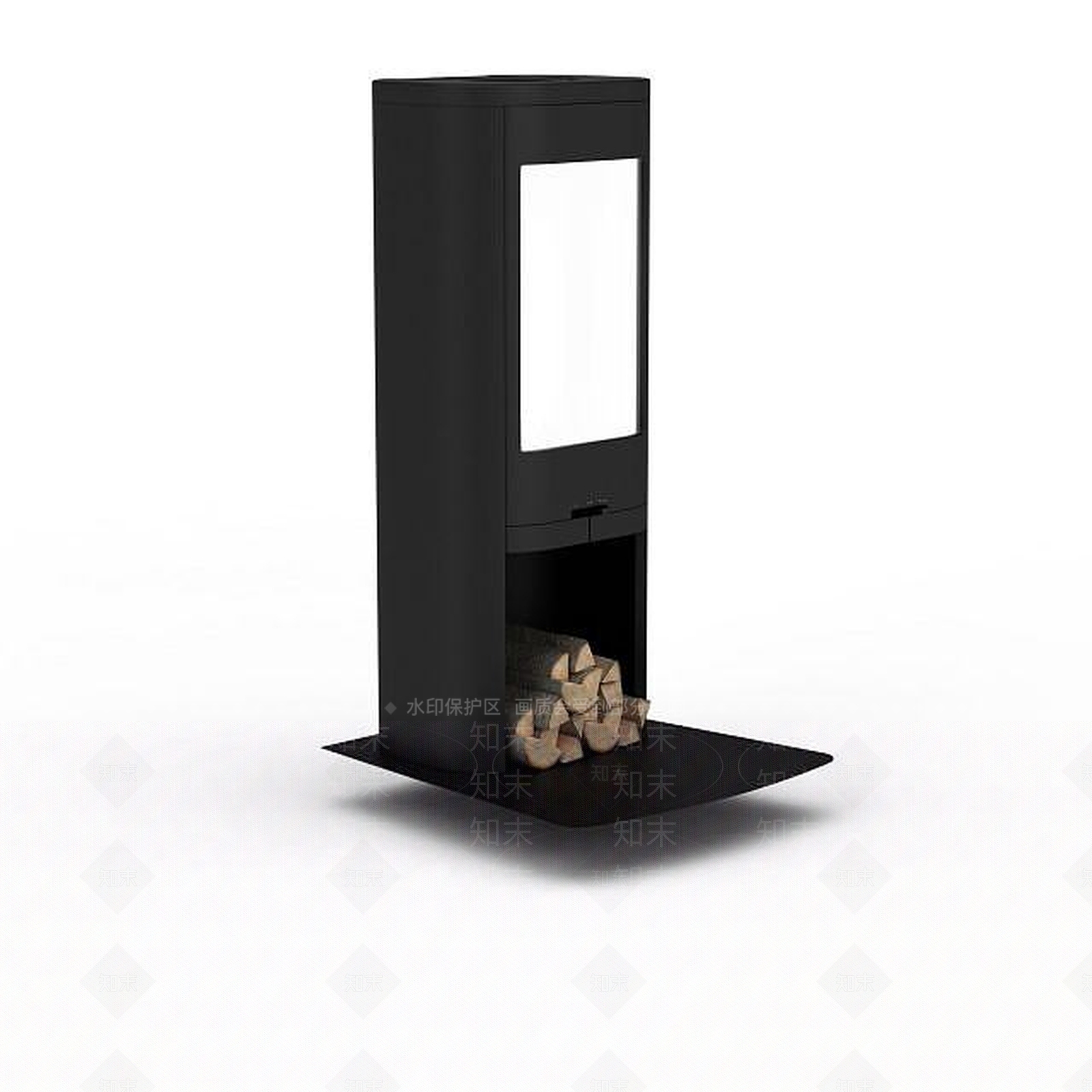 现代燃木壁炉3D模型下载【ID:1198471976】