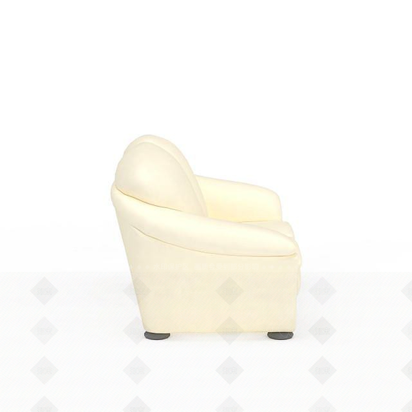 现代单人沙发3D模型下载【ID:1198472060】