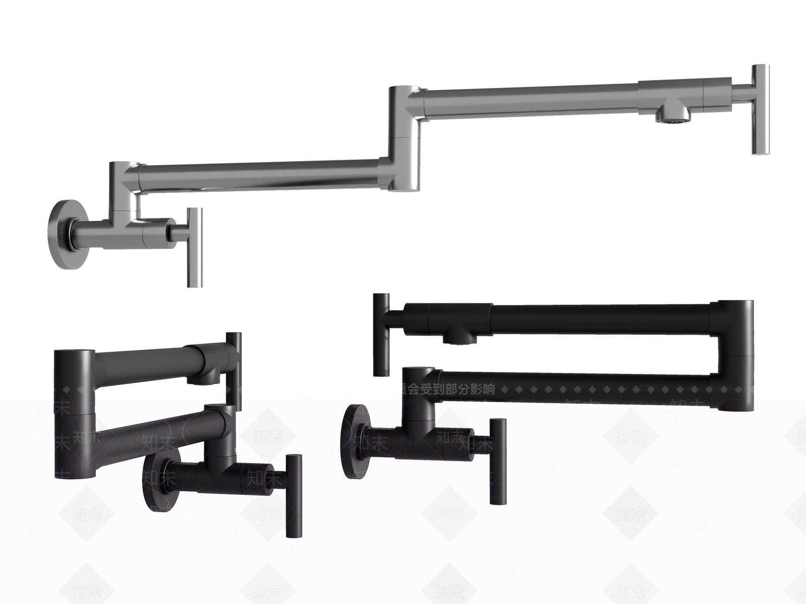 现代水龙头3D模型下载【ID:1198473523】