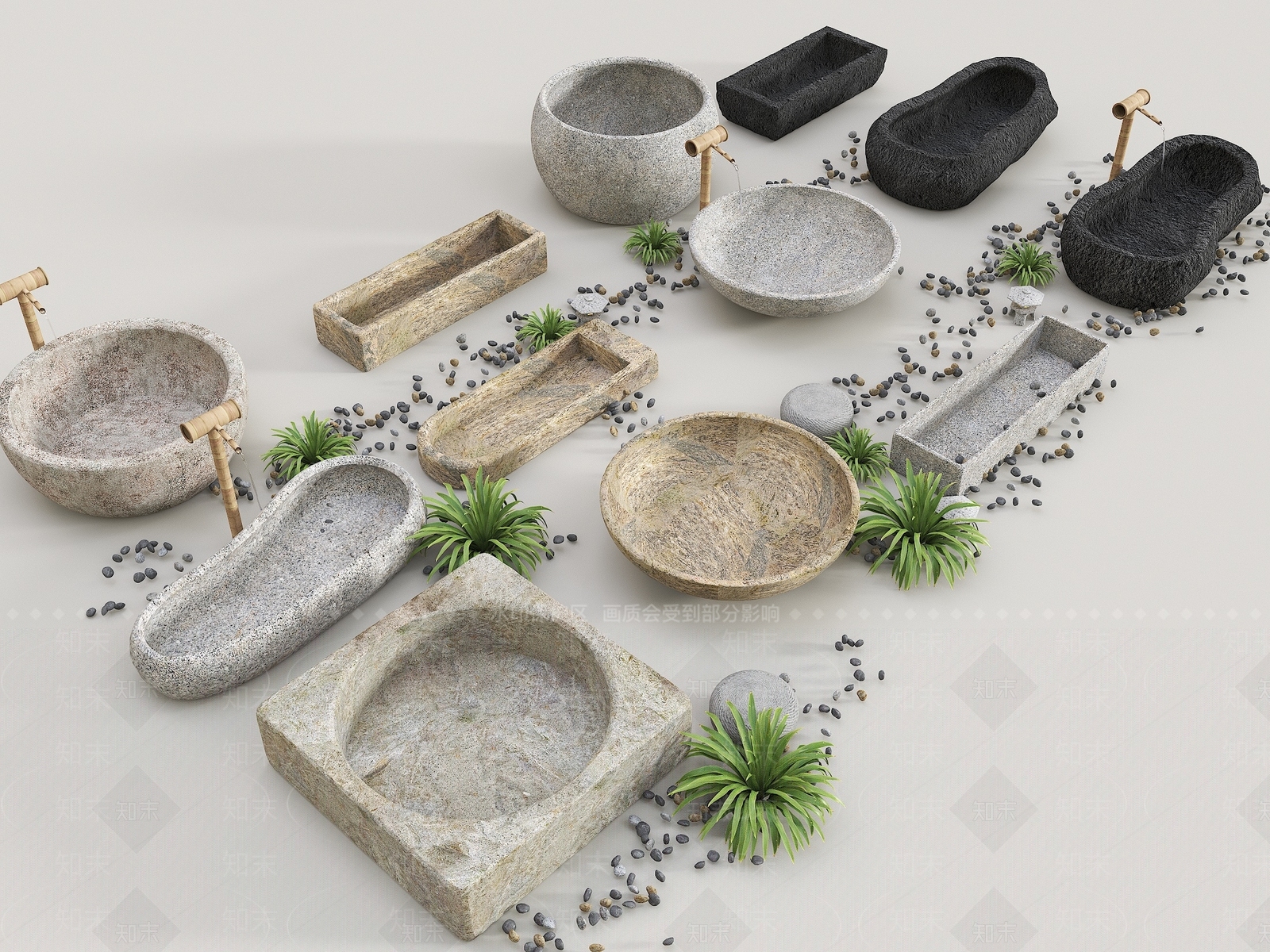 中式其他景观小品SU模型下载【ID:1198478754】