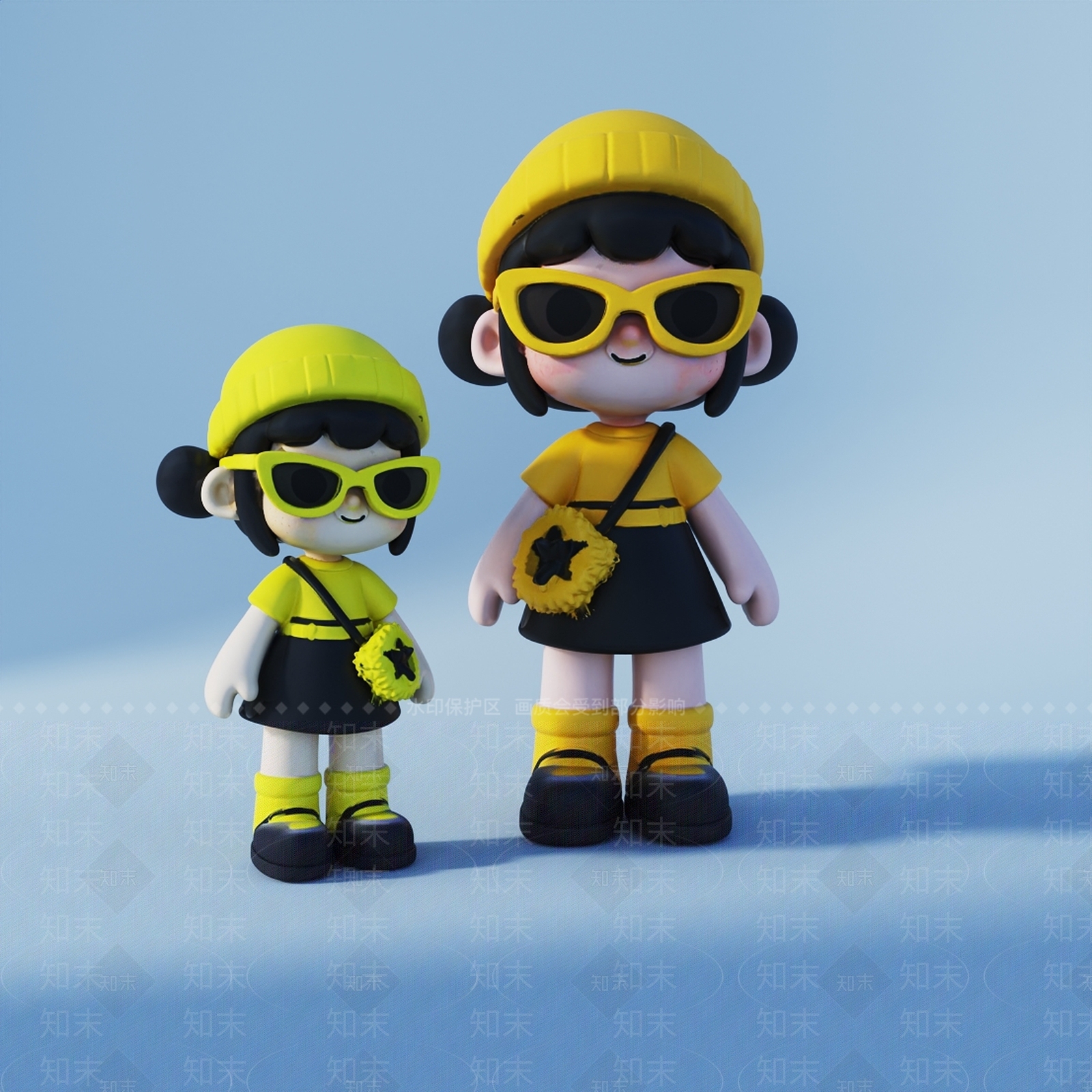 现代日式雕塑摆件3D模型下载【ID:1198480155】