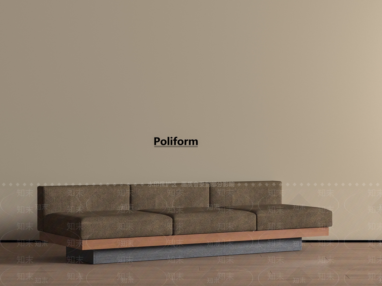 现代卡座沙发3D模型下载【ID:1198486510】