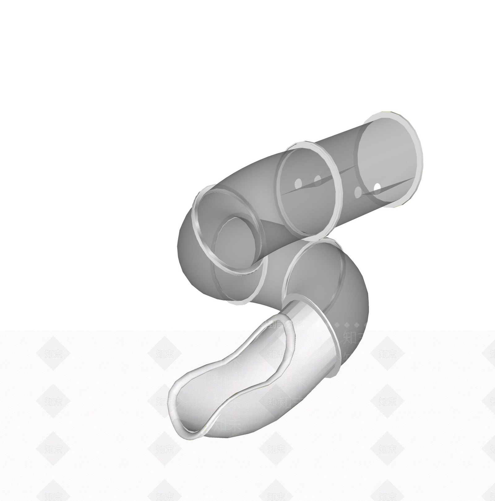 现代旋转楼梯SU模型下载【ID:1198486400】