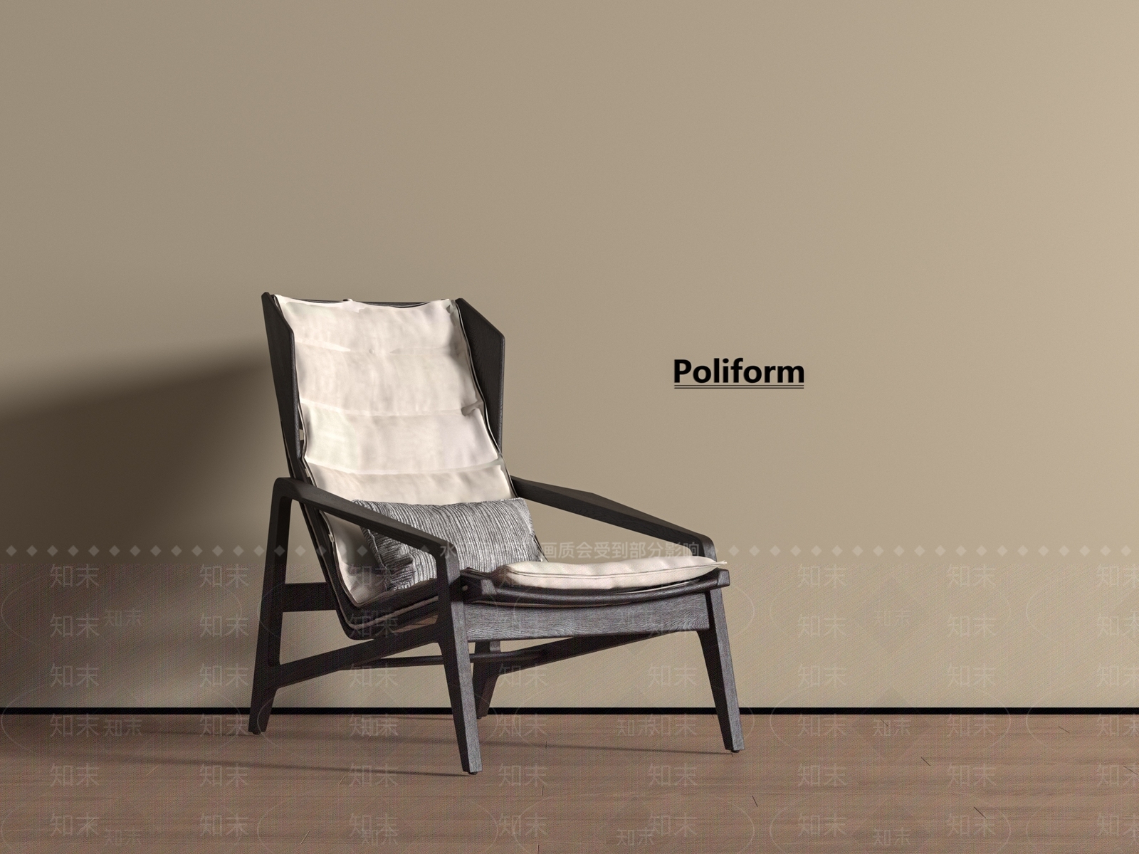 新中式躺椅3D模型下载【ID:1198488788】