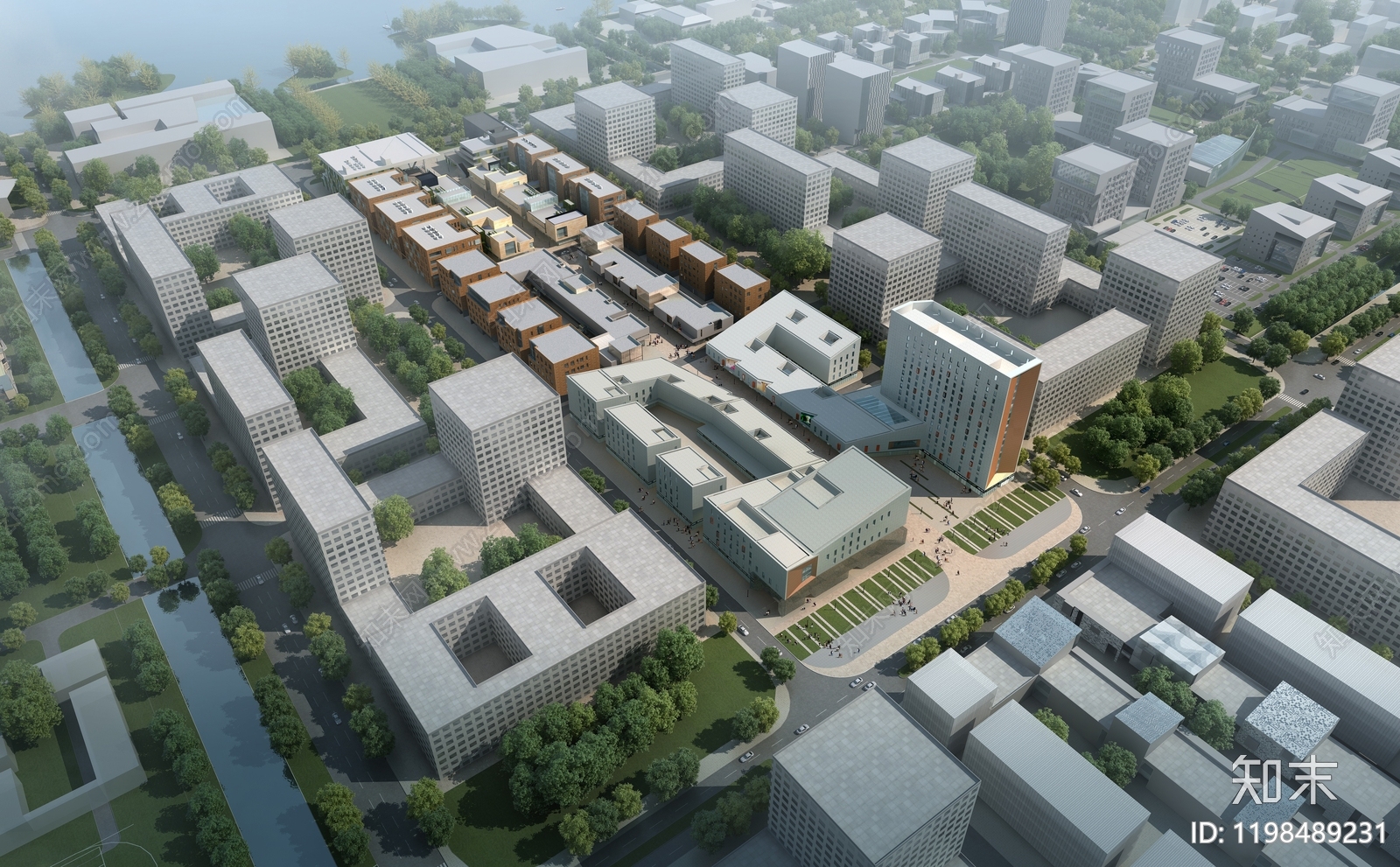现代新中式城市更新效果图下载【ID:1198489231】