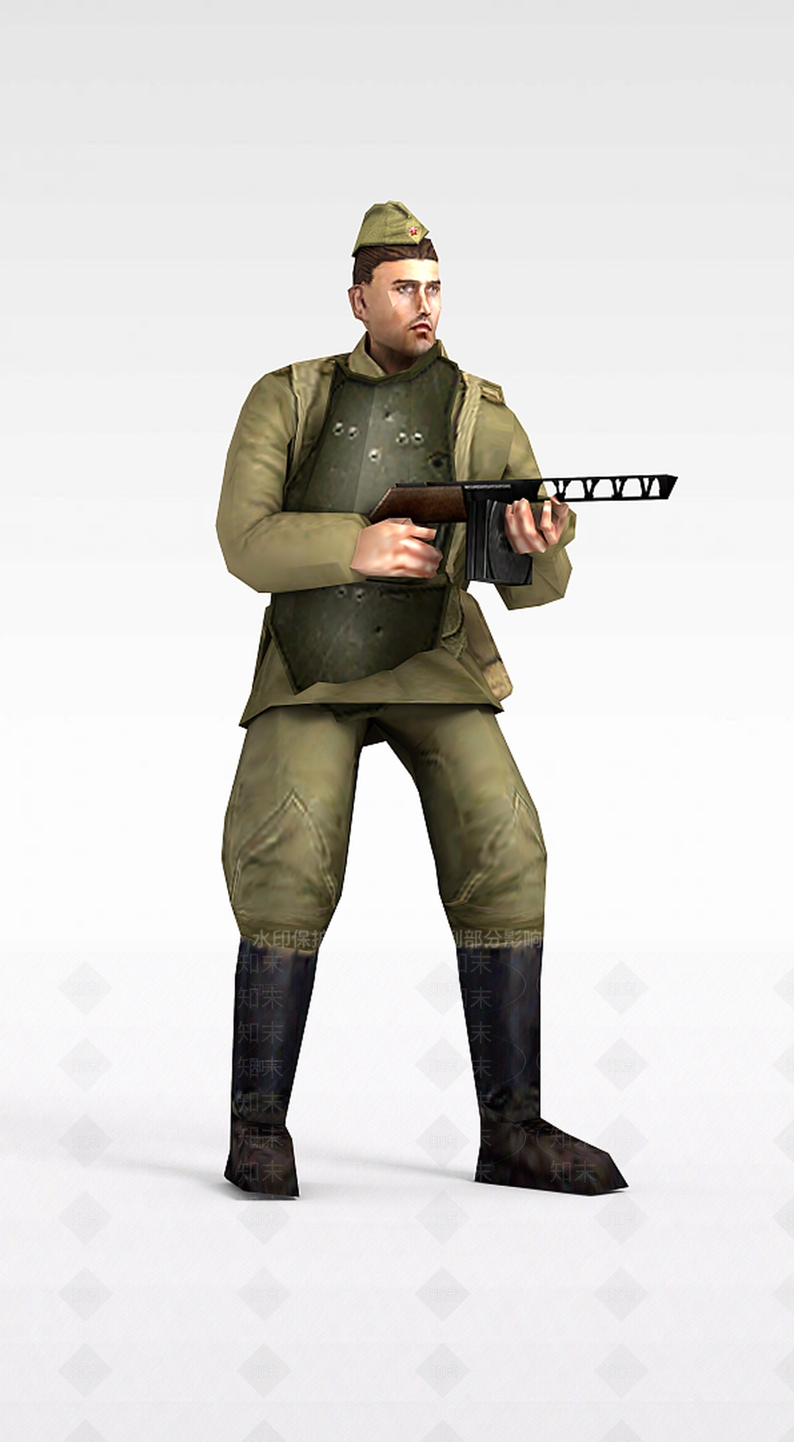现代虚拟人物3D模型下载【ID:1199776474】