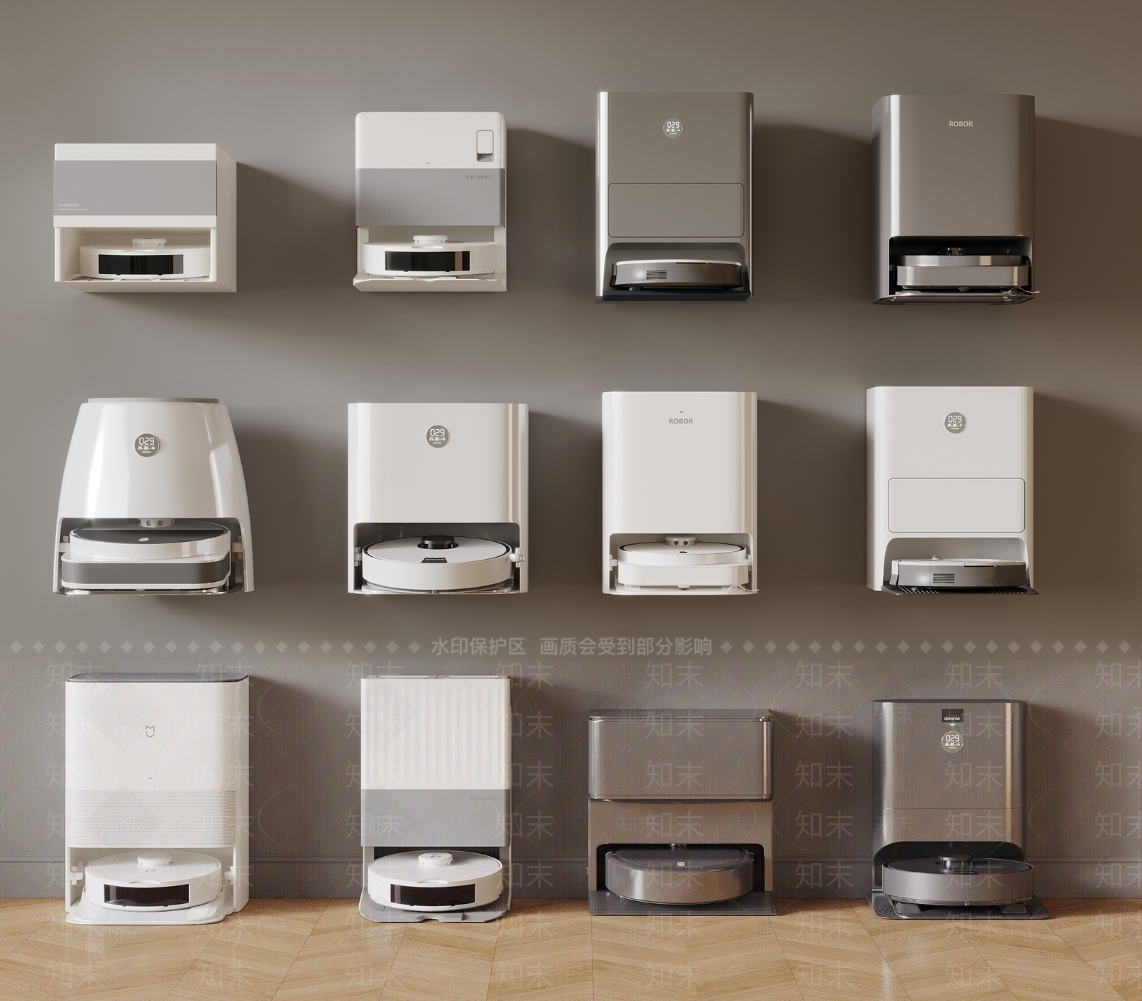 扫地机器人3D模型下载【ID:1198491136】