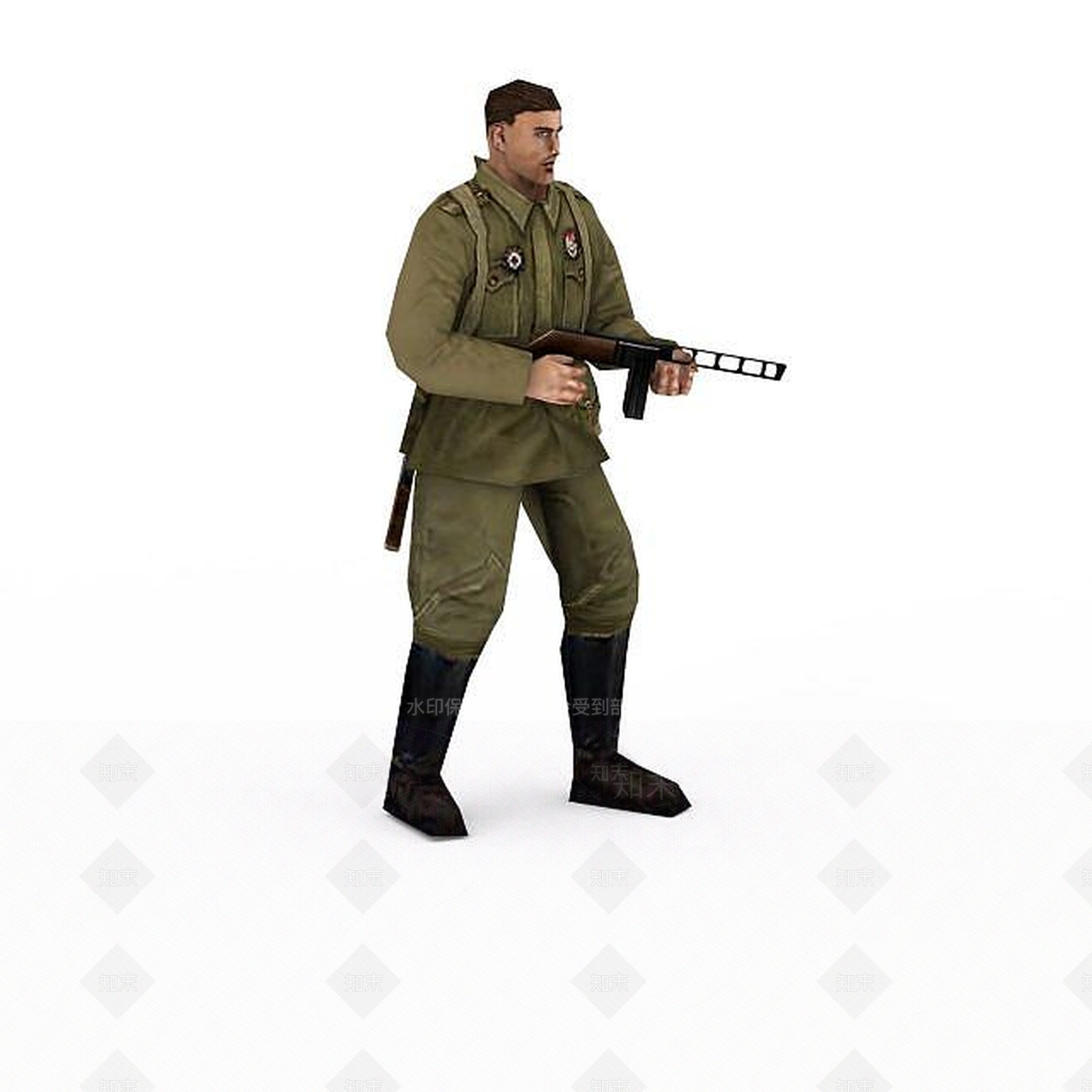 现代虚拟人物3D模型下载【ID:1199781597】