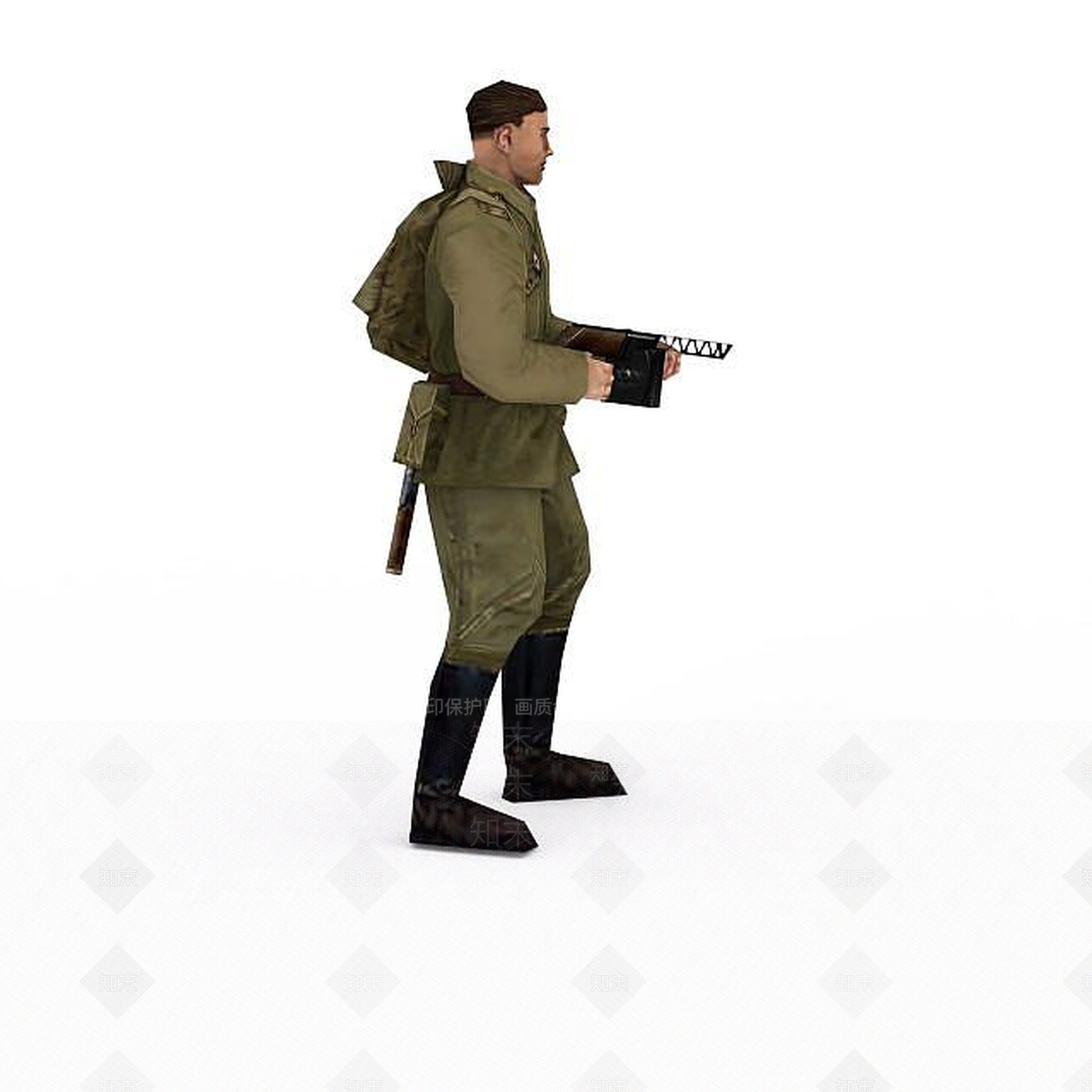 现代虚拟人物3D模型下载【ID:1199781597】