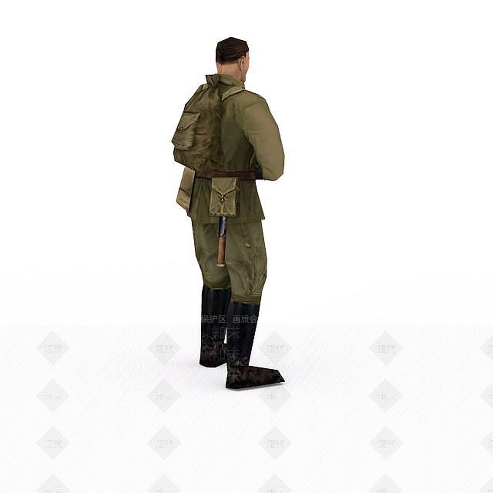 现代虚拟人物3D模型下载【ID:1199781597】