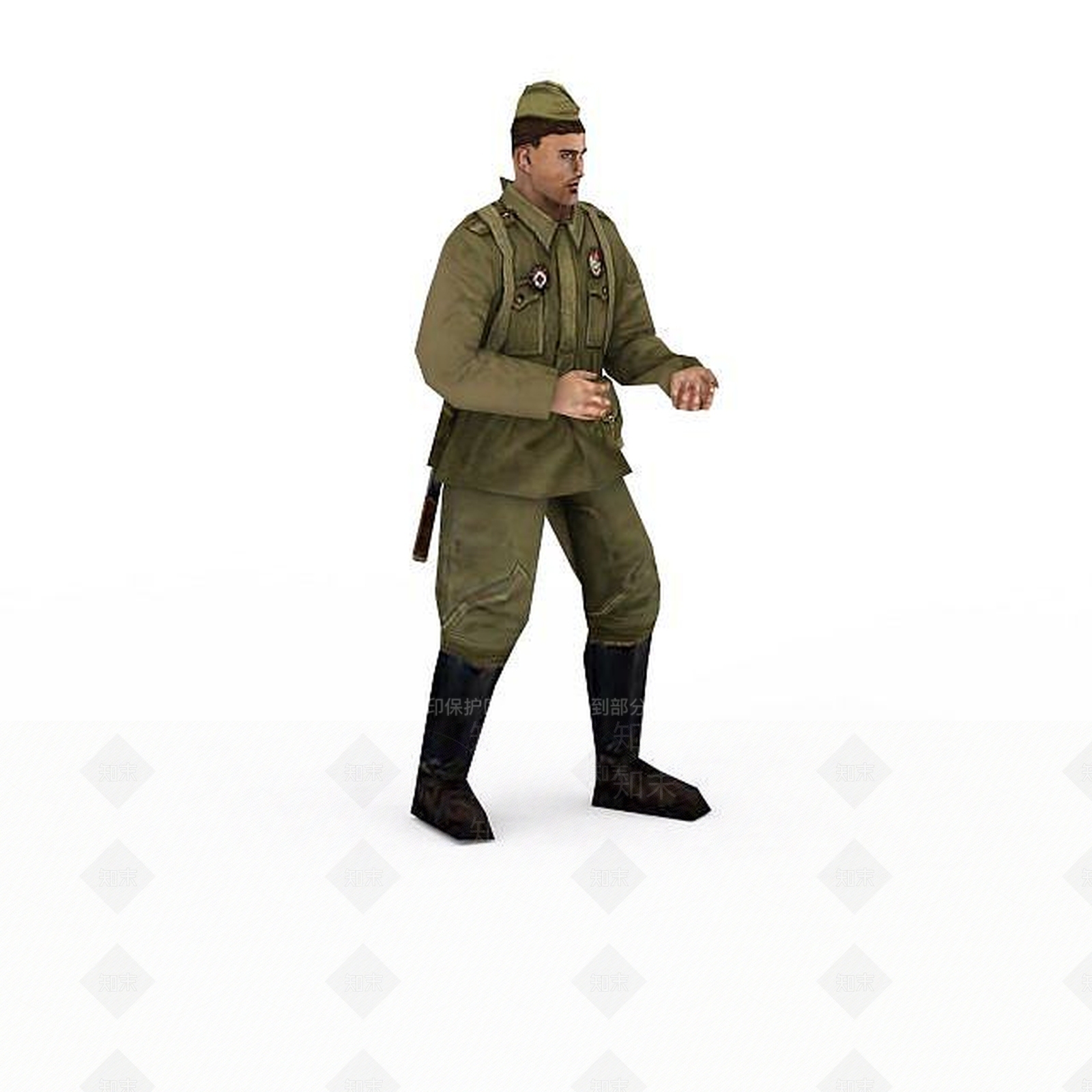 现代虚拟人物3D模型下载【ID:1199762133】