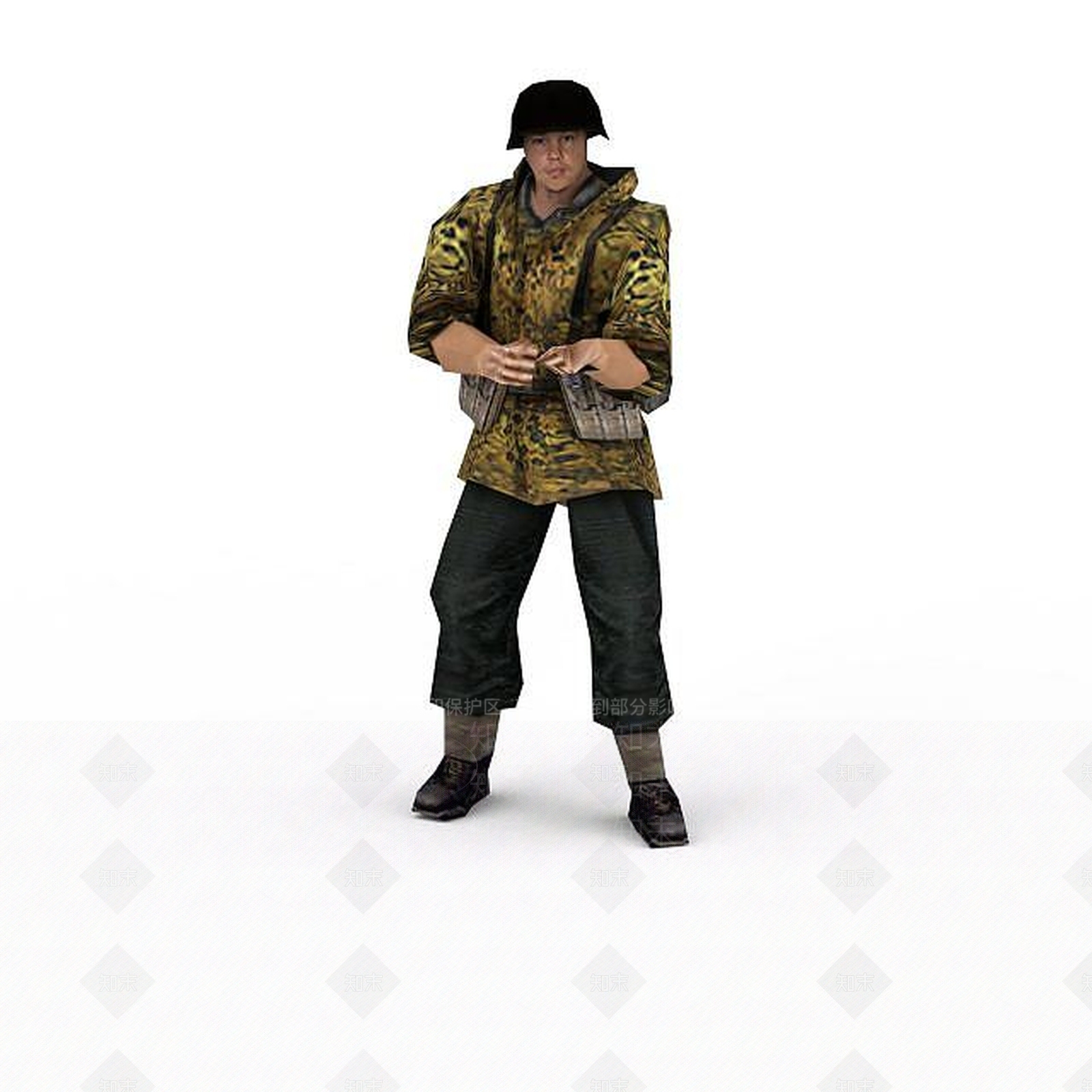 现代虚拟人物3D模型下载【ID:1199771687】