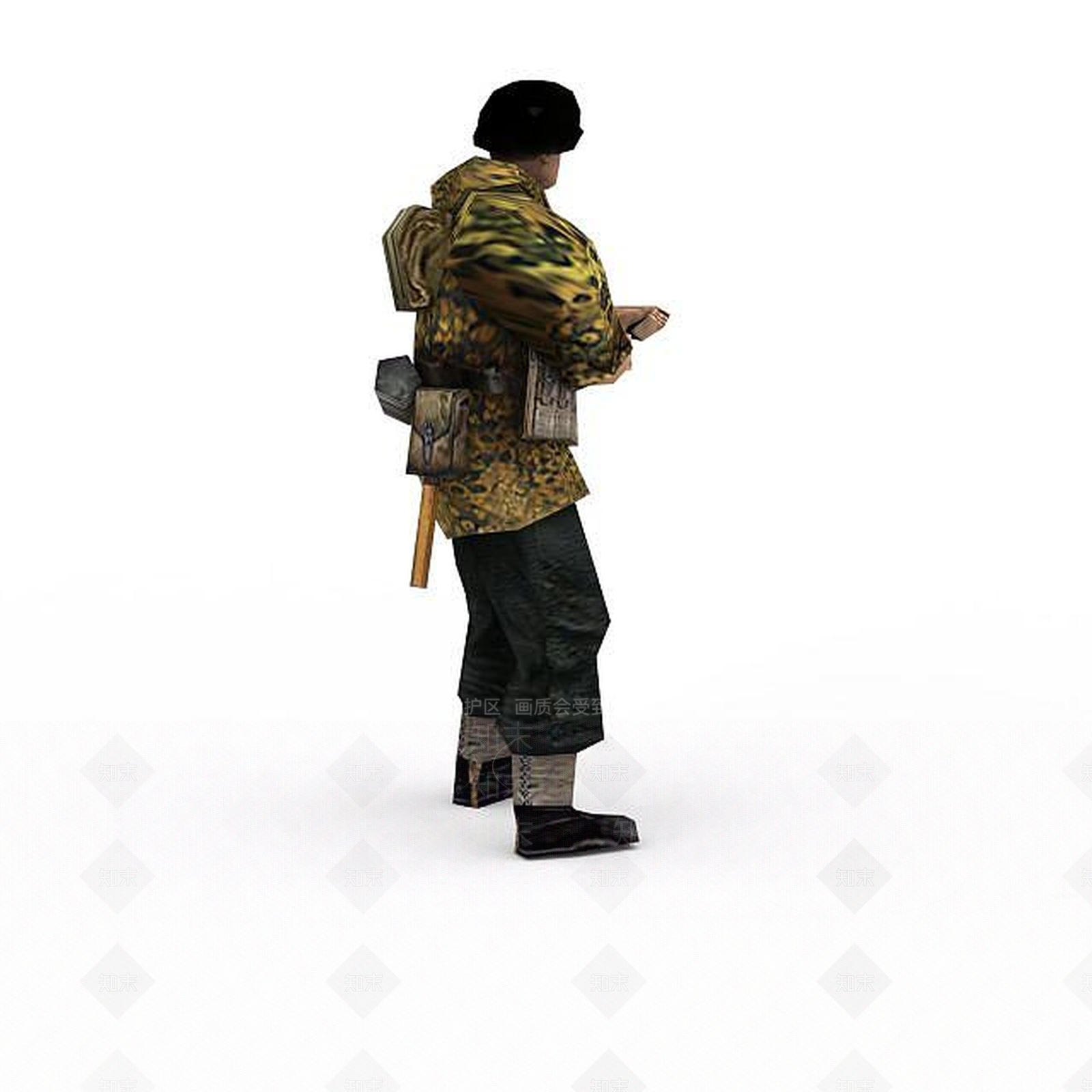 现代虚拟人物3D模型下载【ID:1199771687】